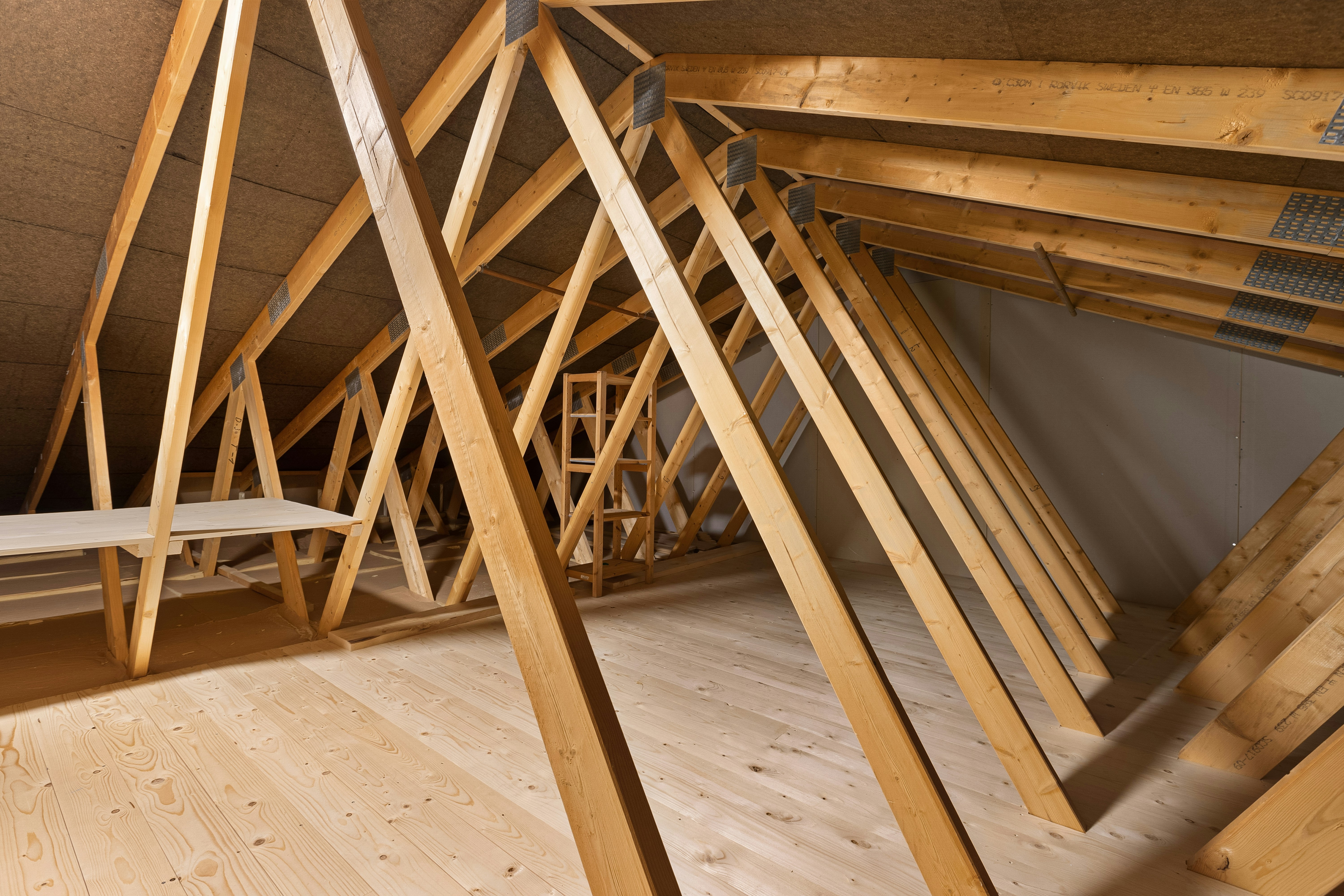 A room filled with lots of wooden flooring