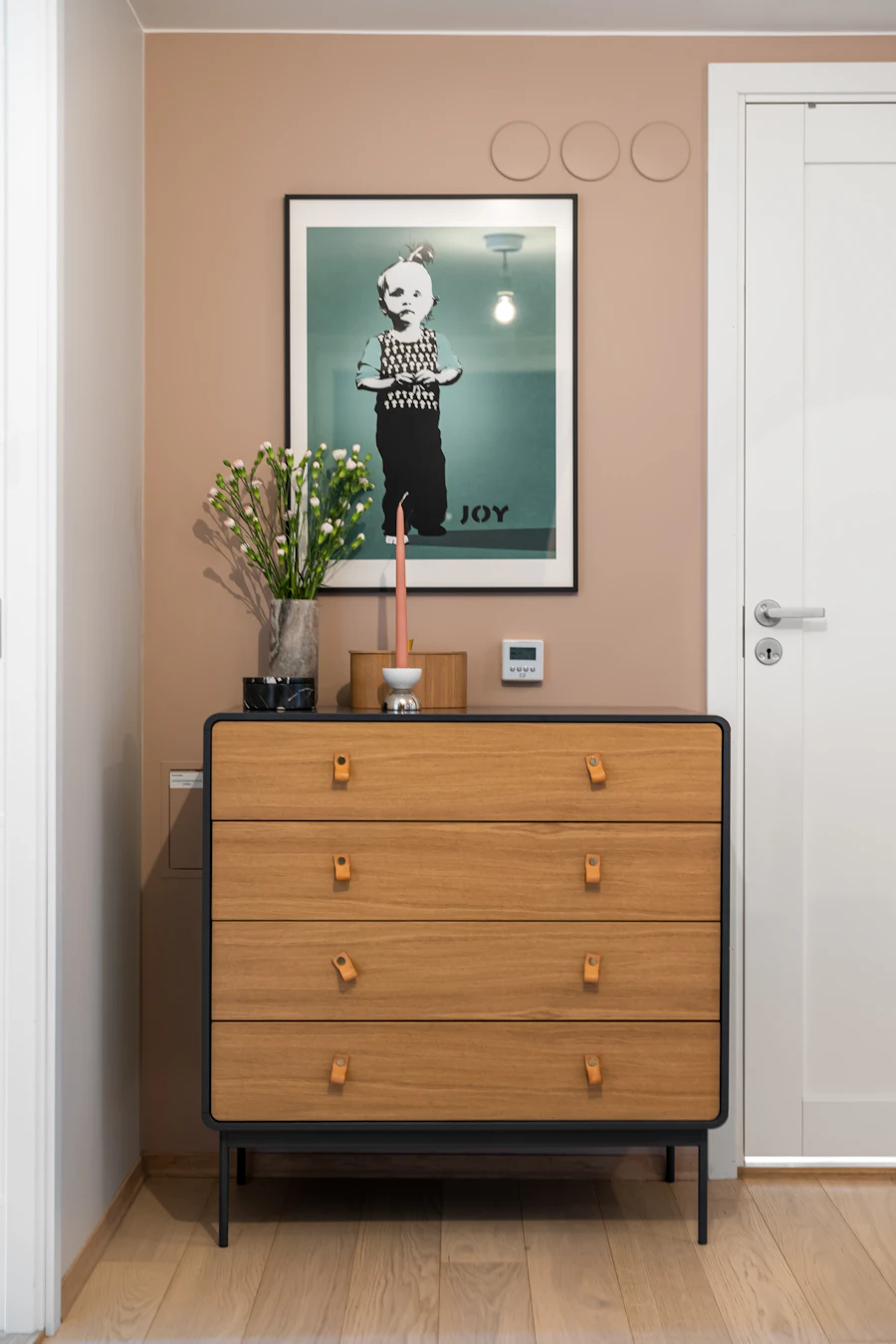 Commode 3 Tiroirs Chêne