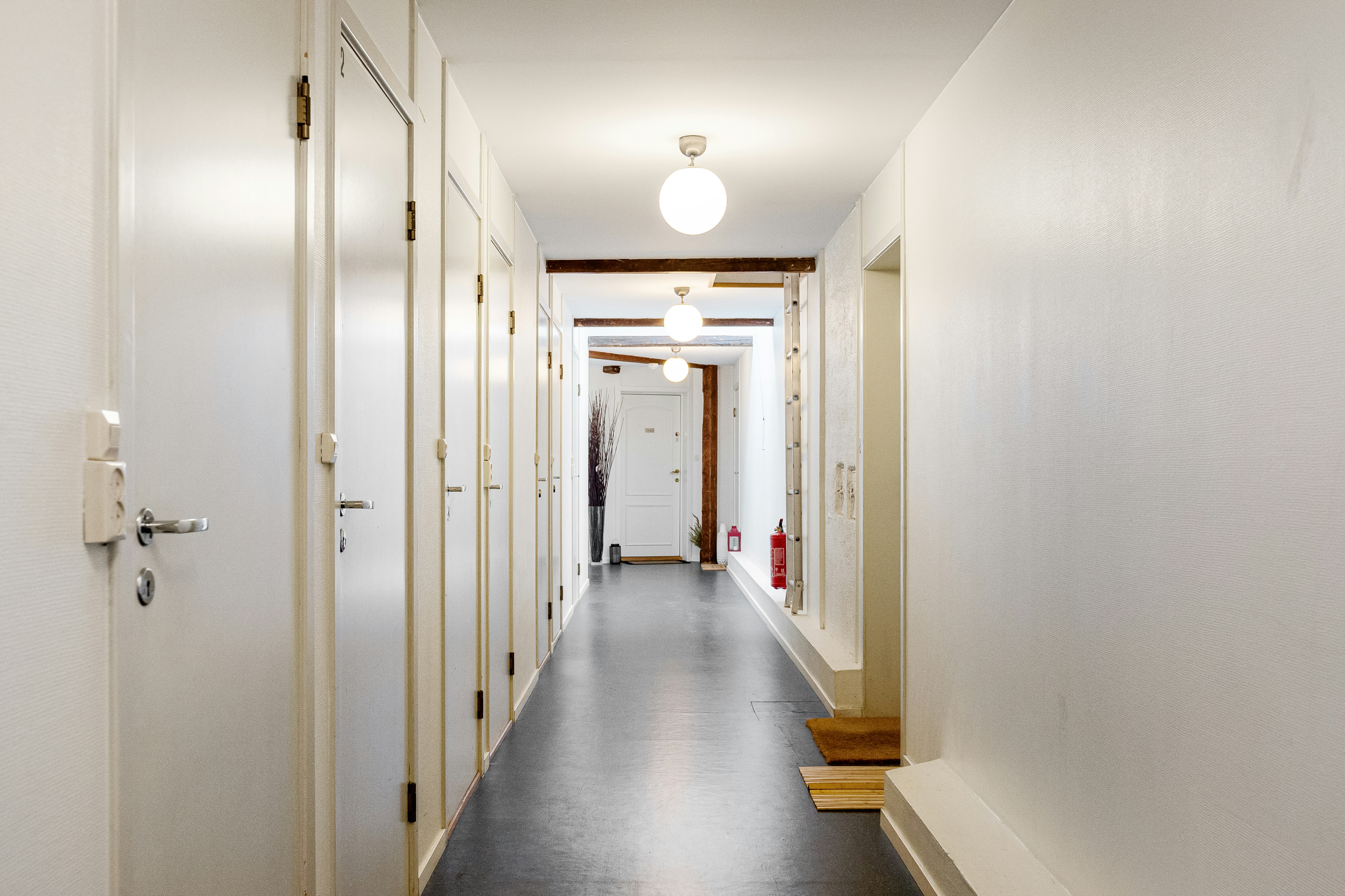 Clear, uncluttered hallway for senior safety - cleaning service for seniors near me