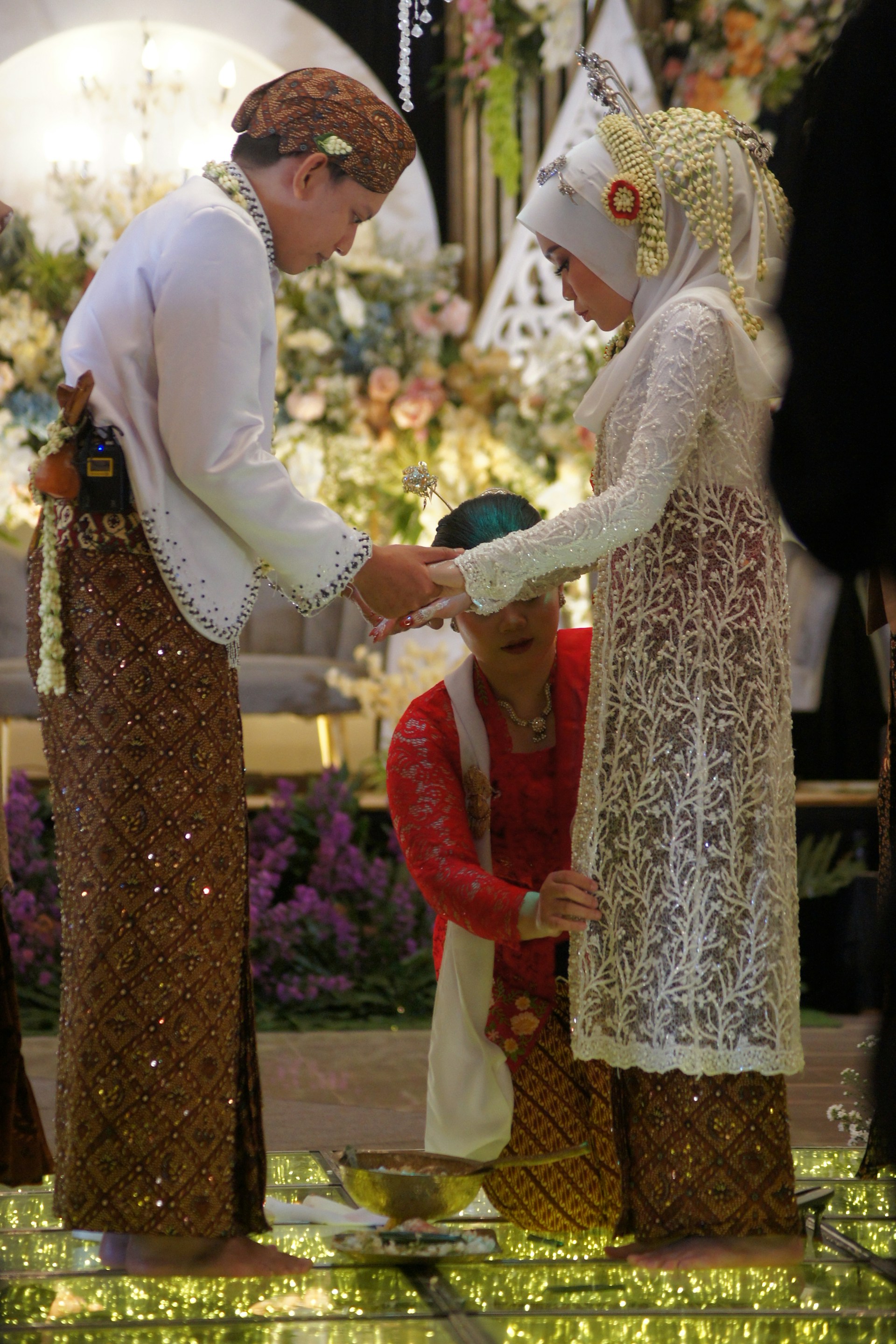 A man and a woman standing next to each other