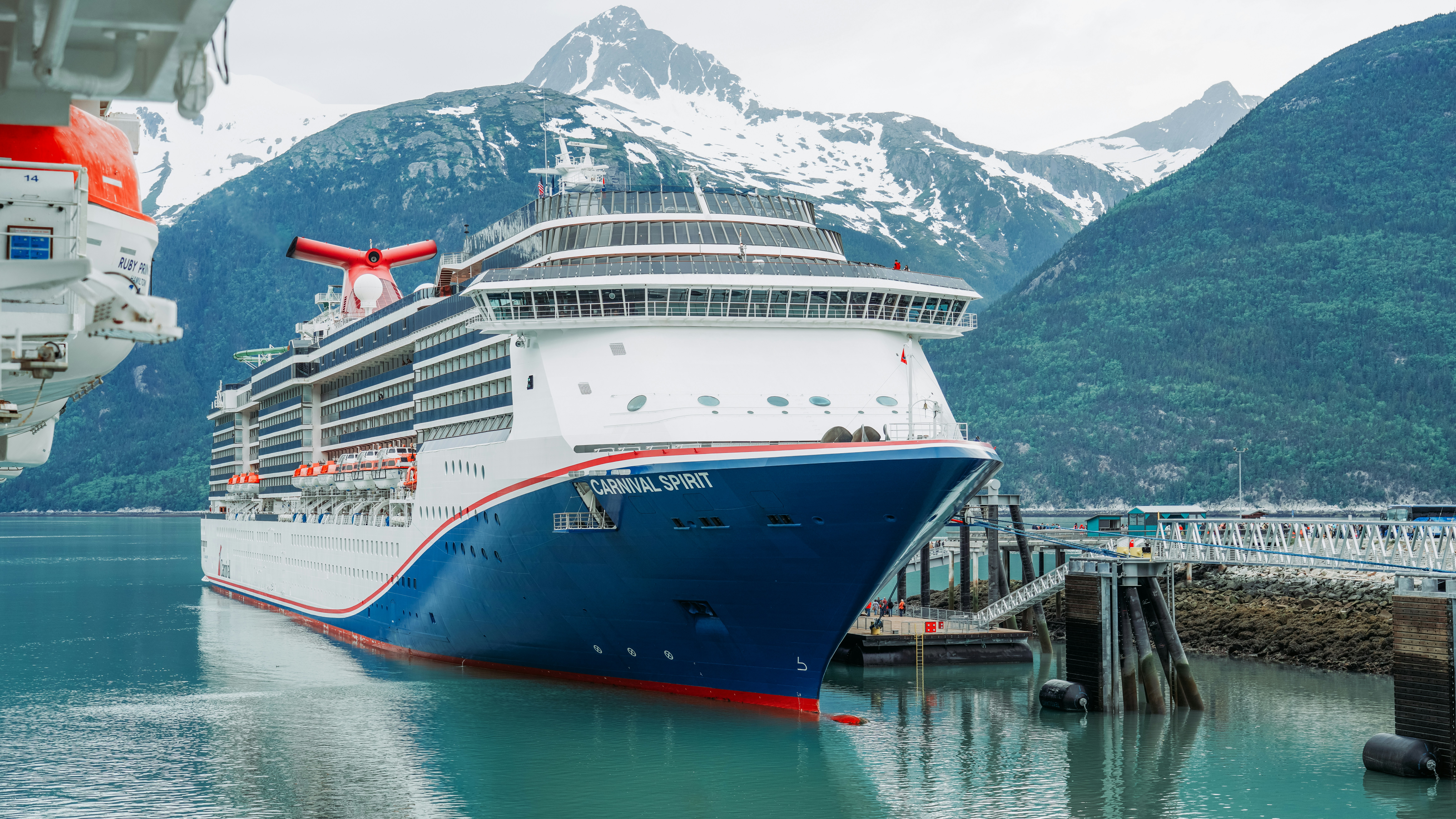 Carnival Cruise at Skagway, Alaska
