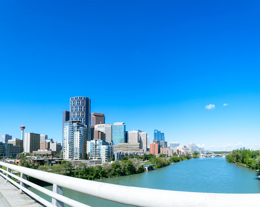 Calgary, Canada — downtown from the river