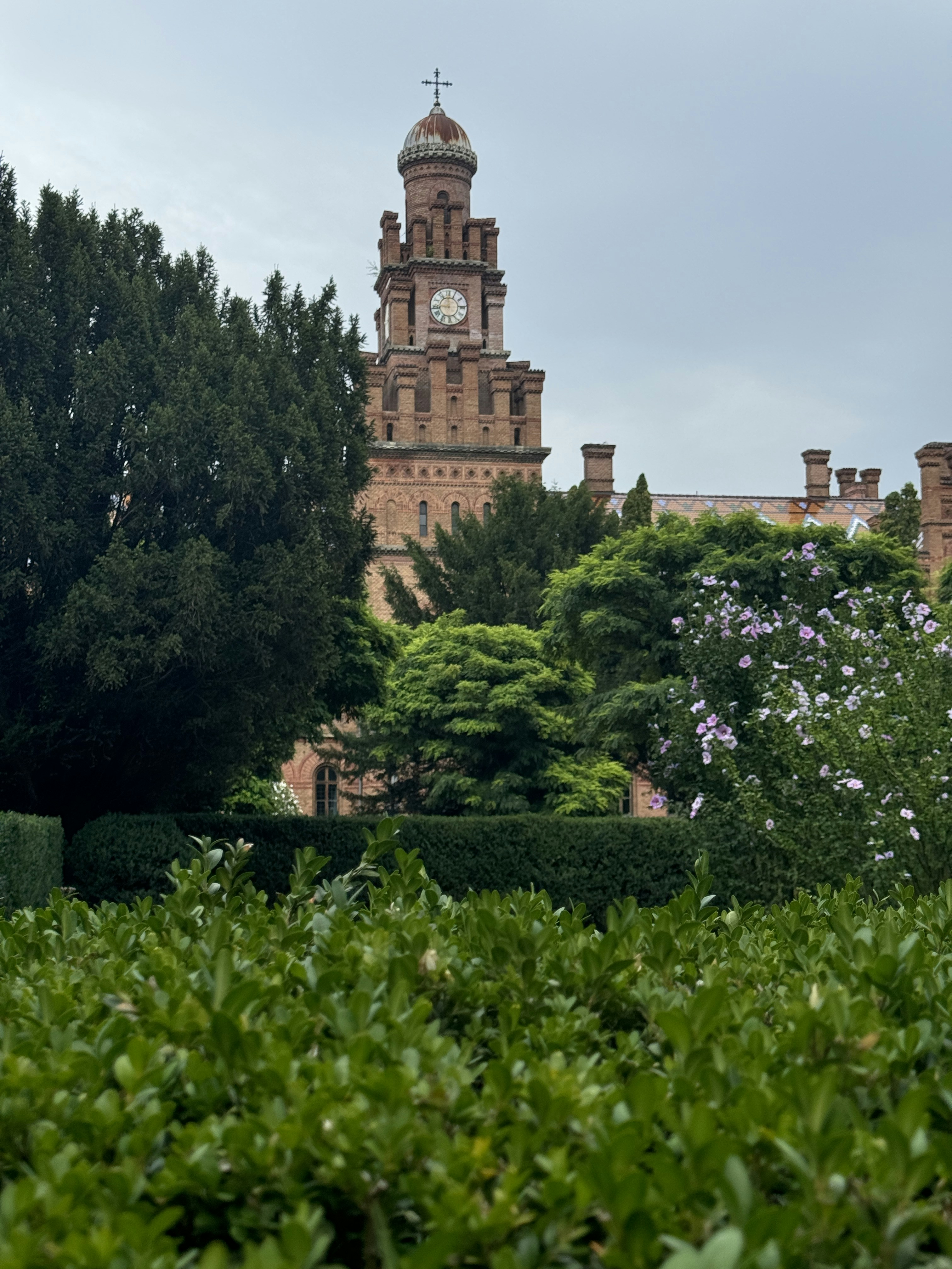 A tall building with a clock on top of it