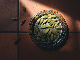 A bowl of peeled bananas on a table