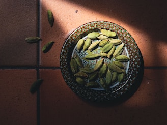 A bowl of peeled bananas on a table