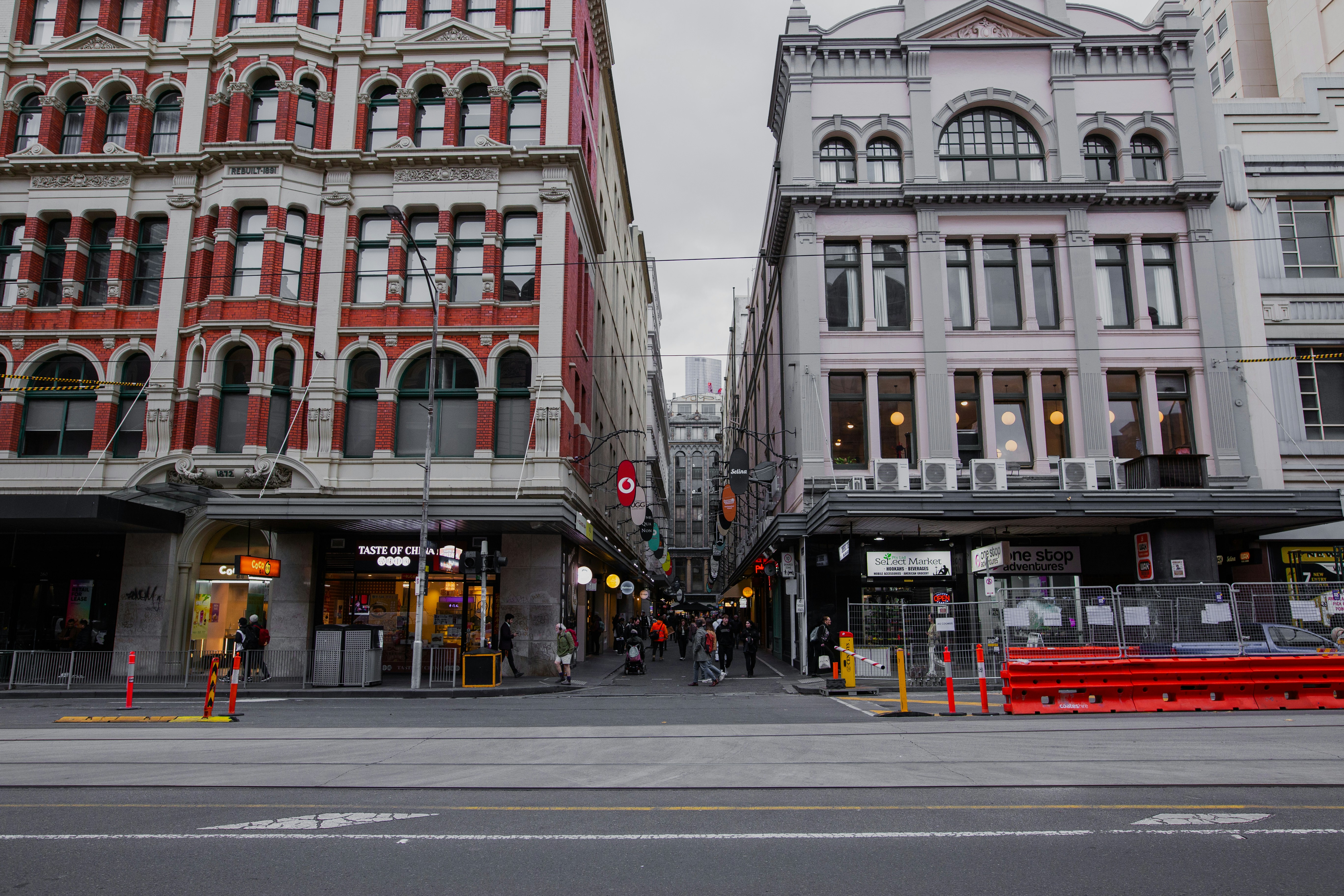 A couple of buildings that are next to each other