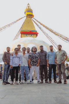 A group of men standing next to each other