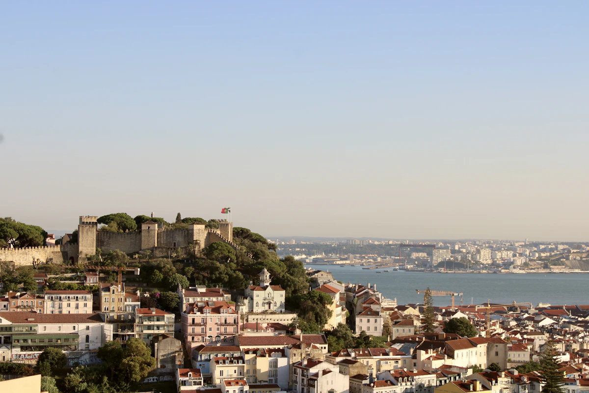 Vista del Castillo de São Jorge en Lisboa
