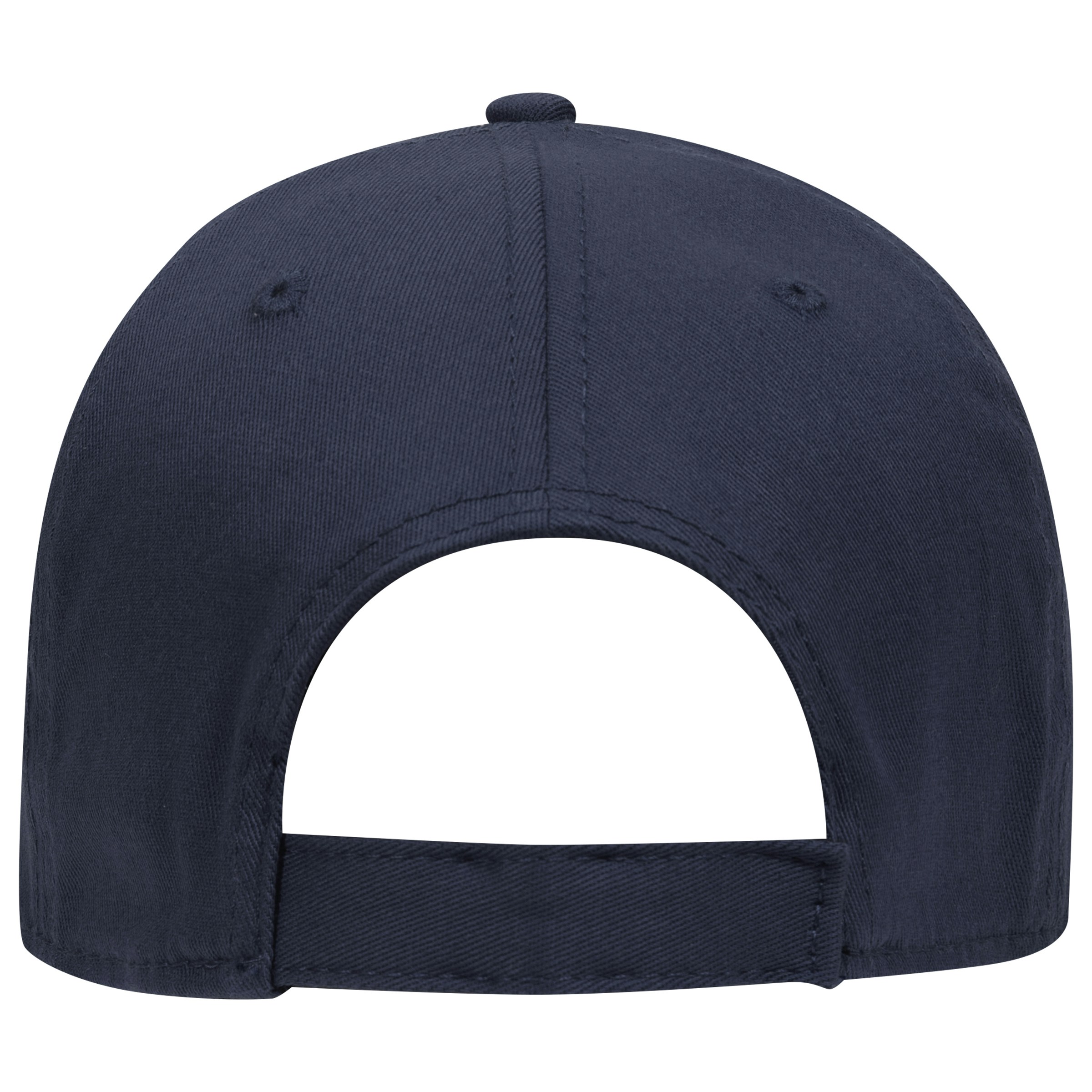 Blue baseball cap product shot on white background, clean studio lighting