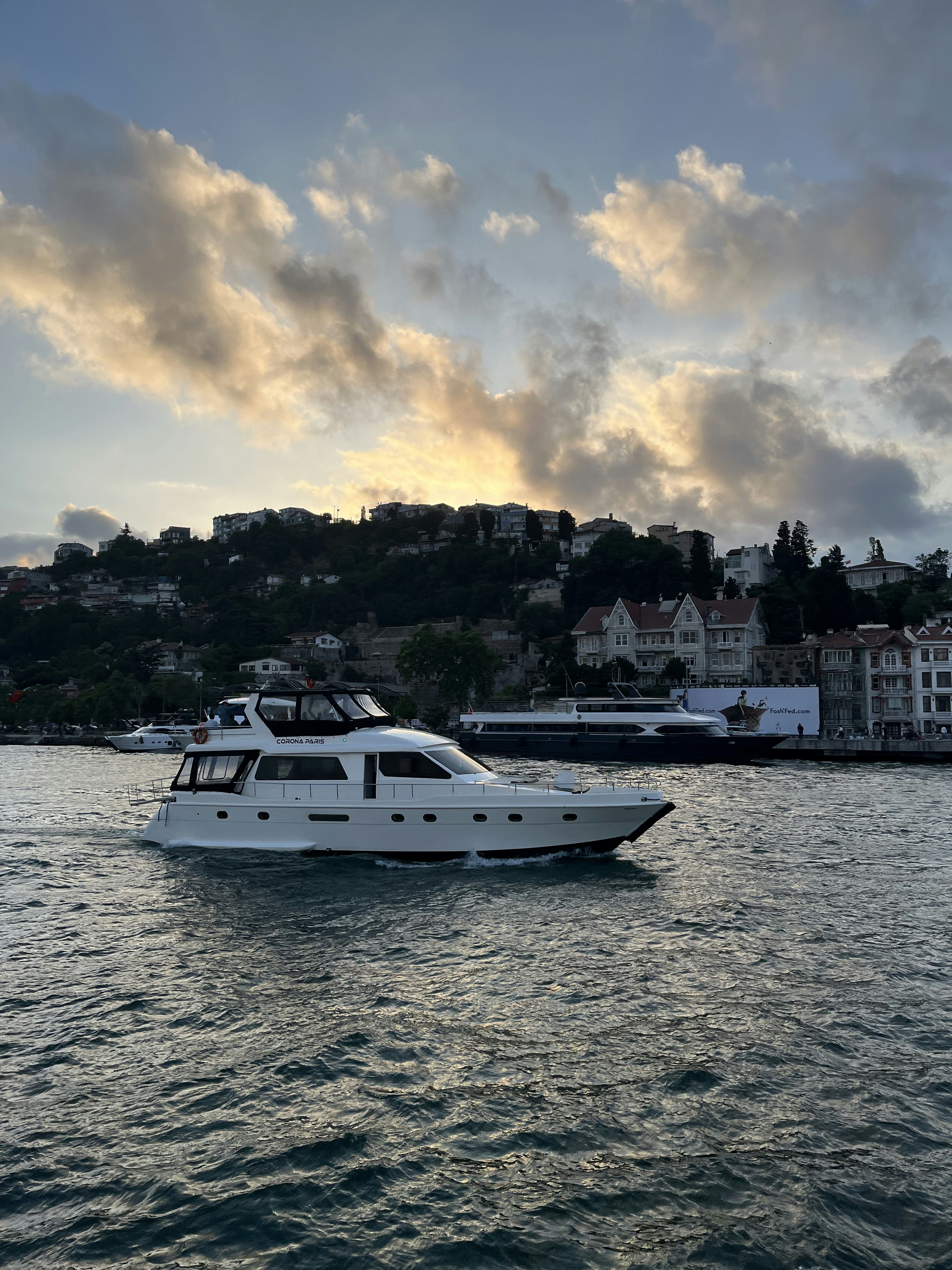 A large white boat in a body of water photo – Free Vehicle Image on ...