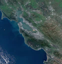Aerial view of the san francisco bay area