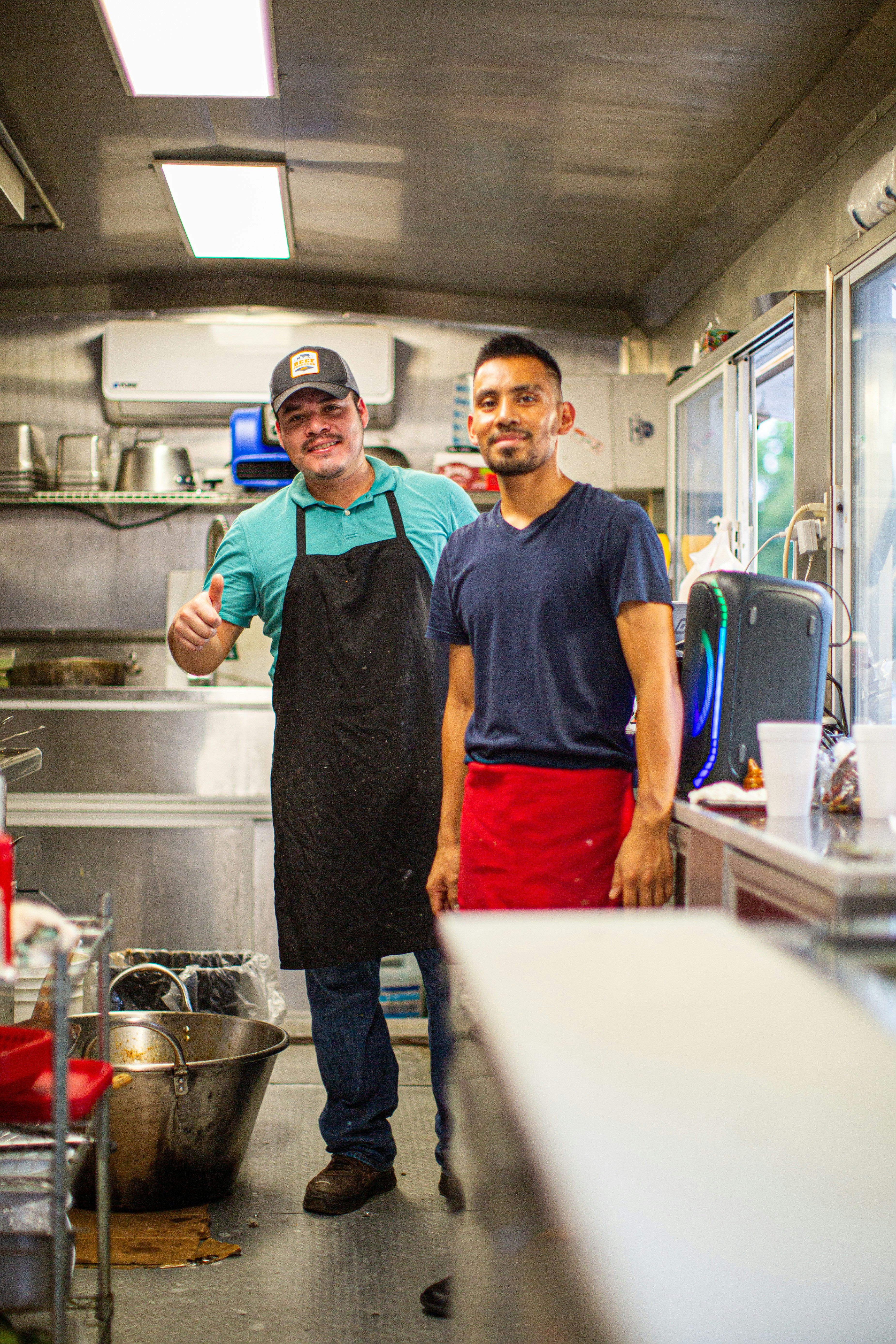 Kitchen teams at work