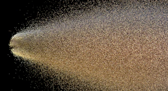 A black and white photo of a star in the sky