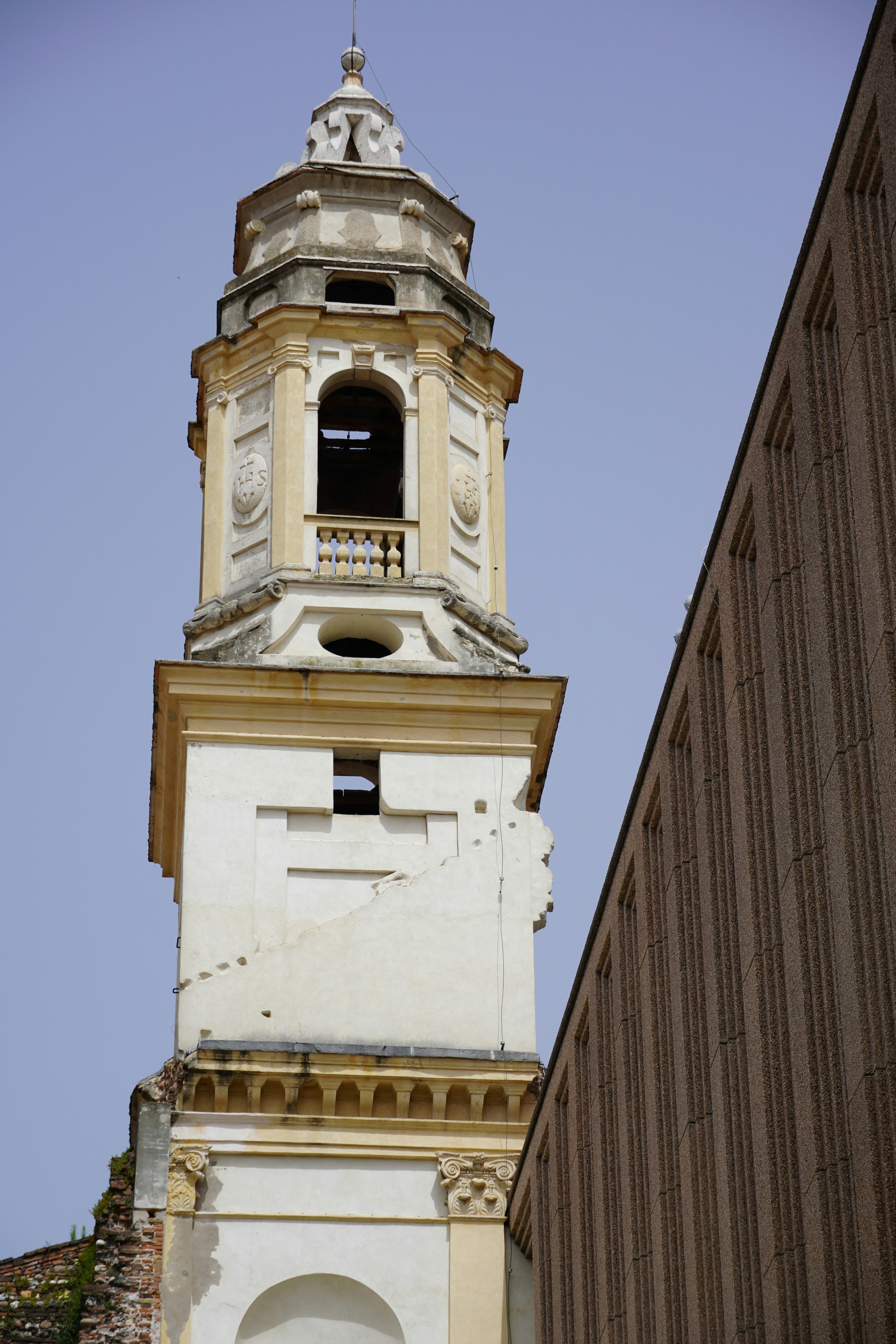 A tall tower with a clock on top of it