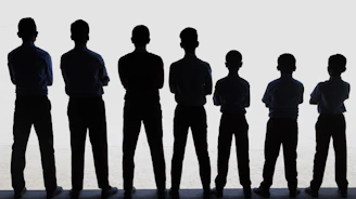 A group of people standing next to each other