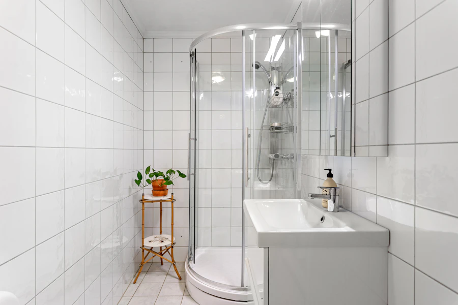Bathroom renovation detail
