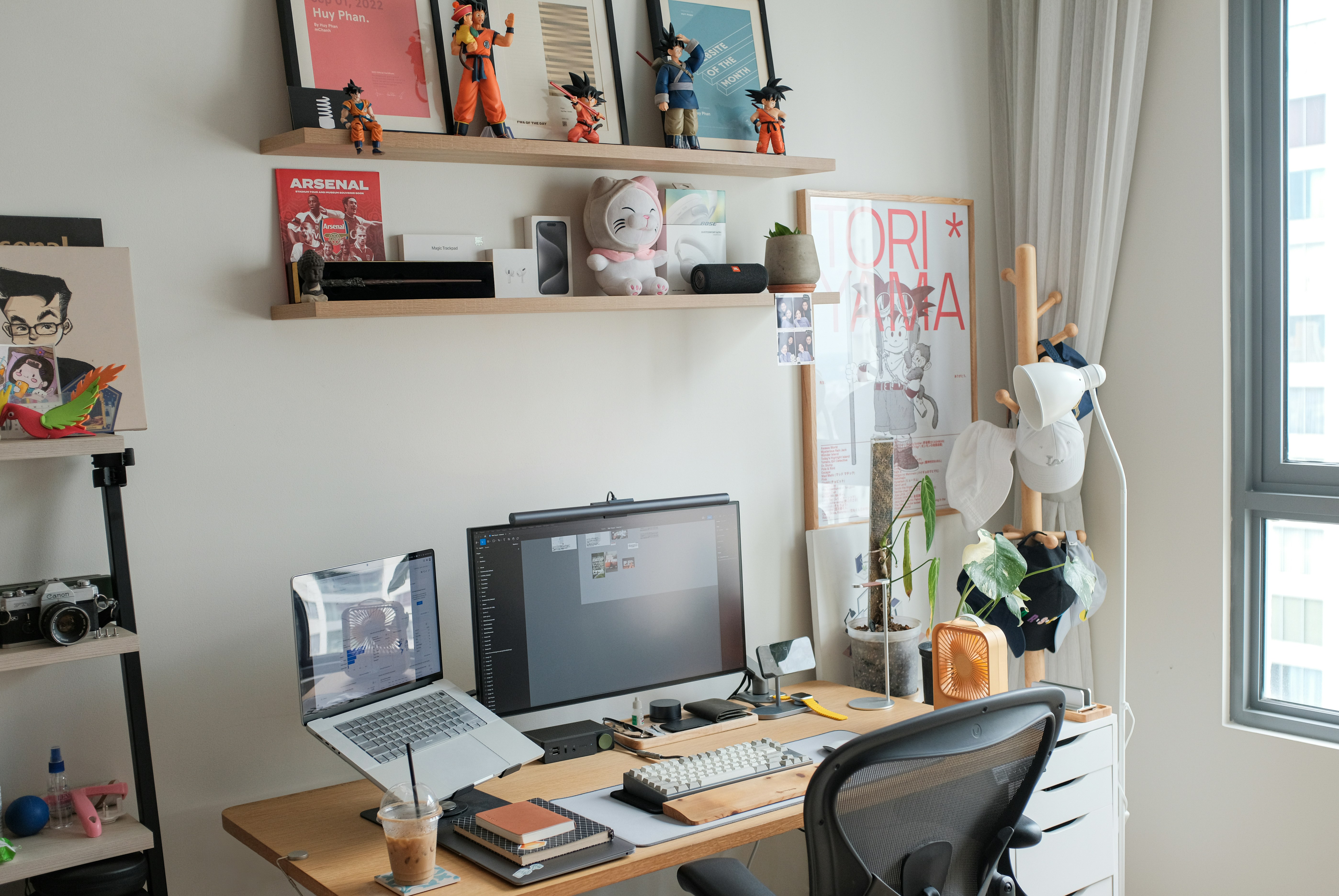Workspace with window view