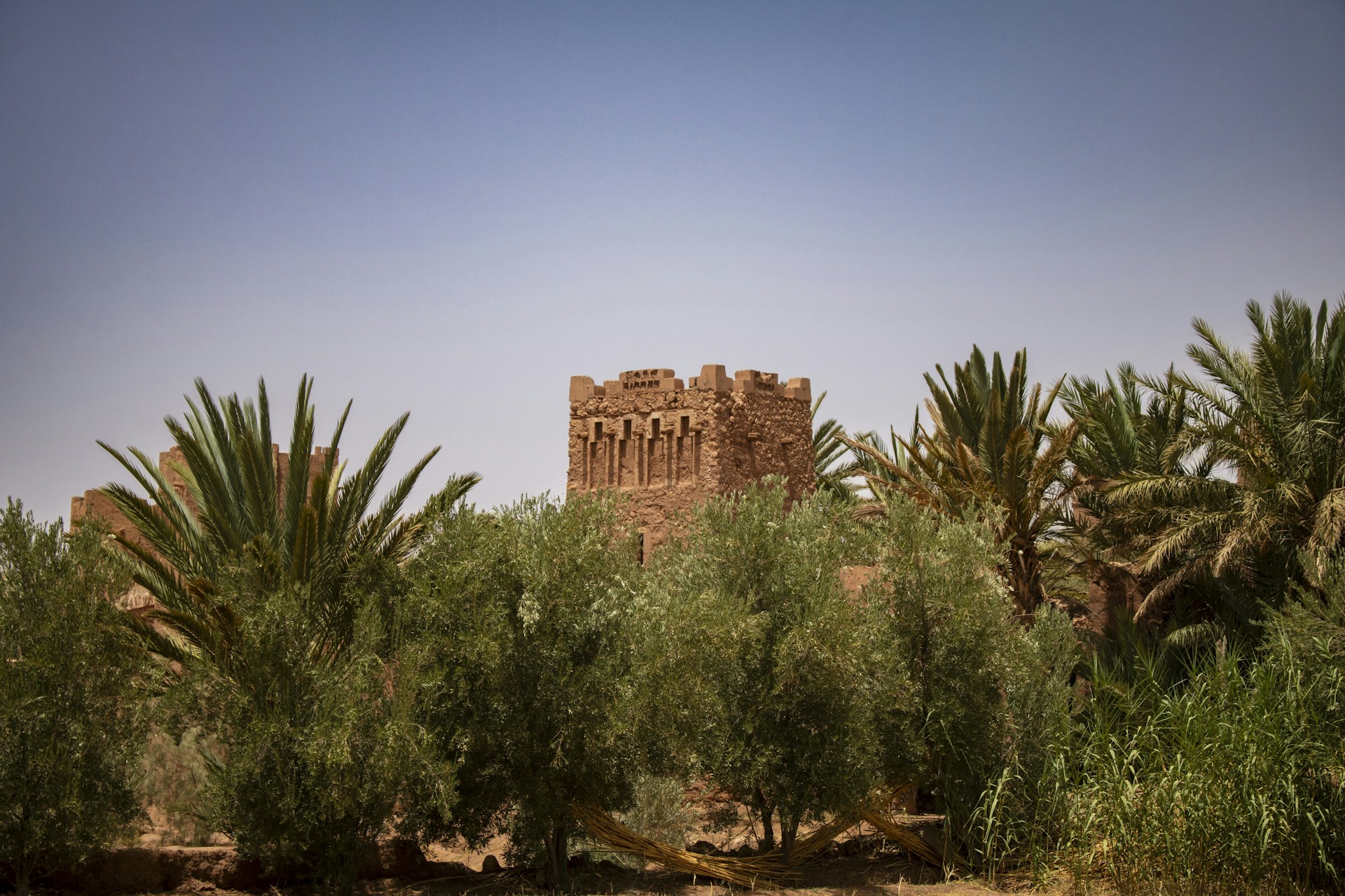A castle in the middle of a desert