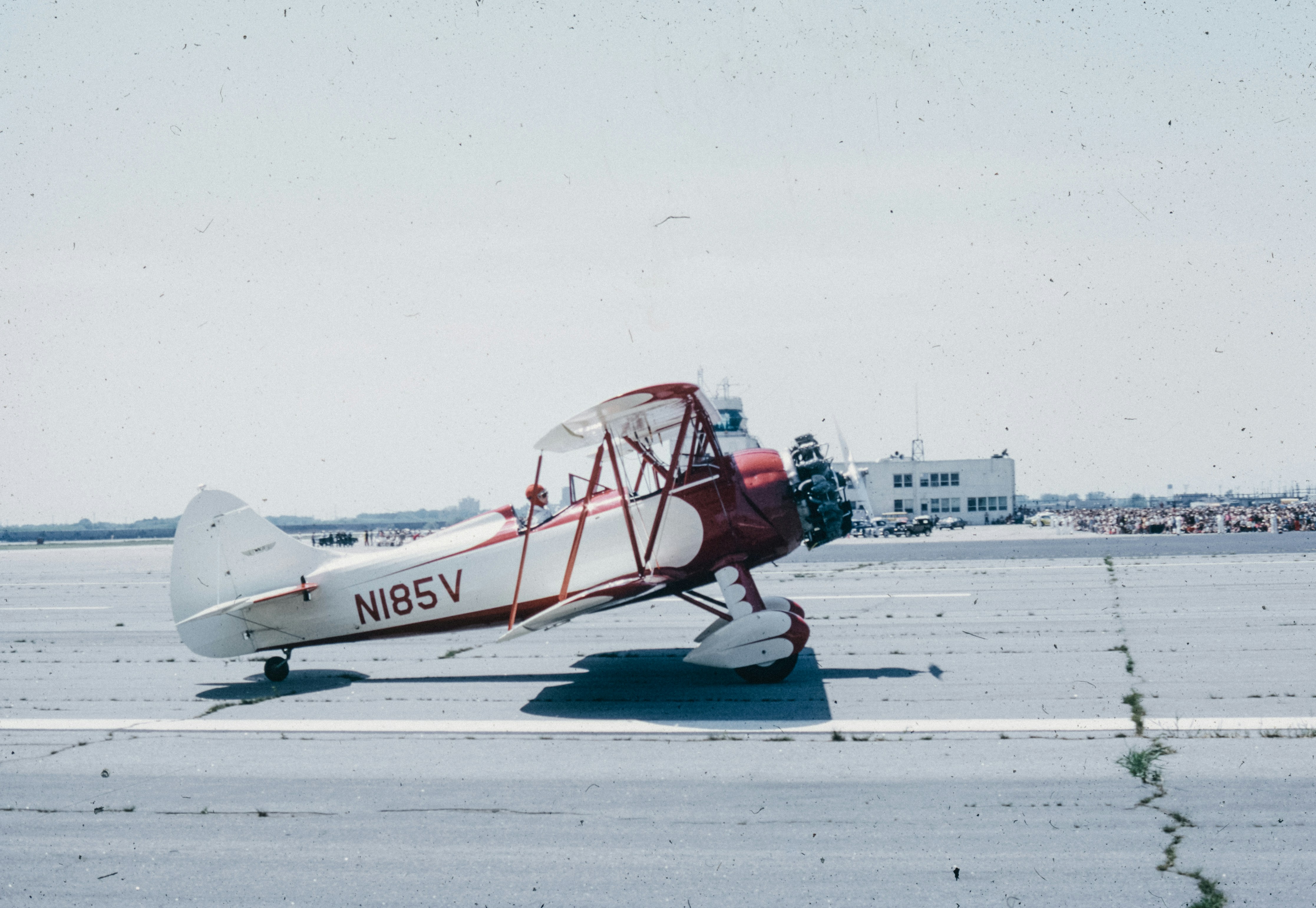 A small airplane sitting on top of an airport tarmac, 