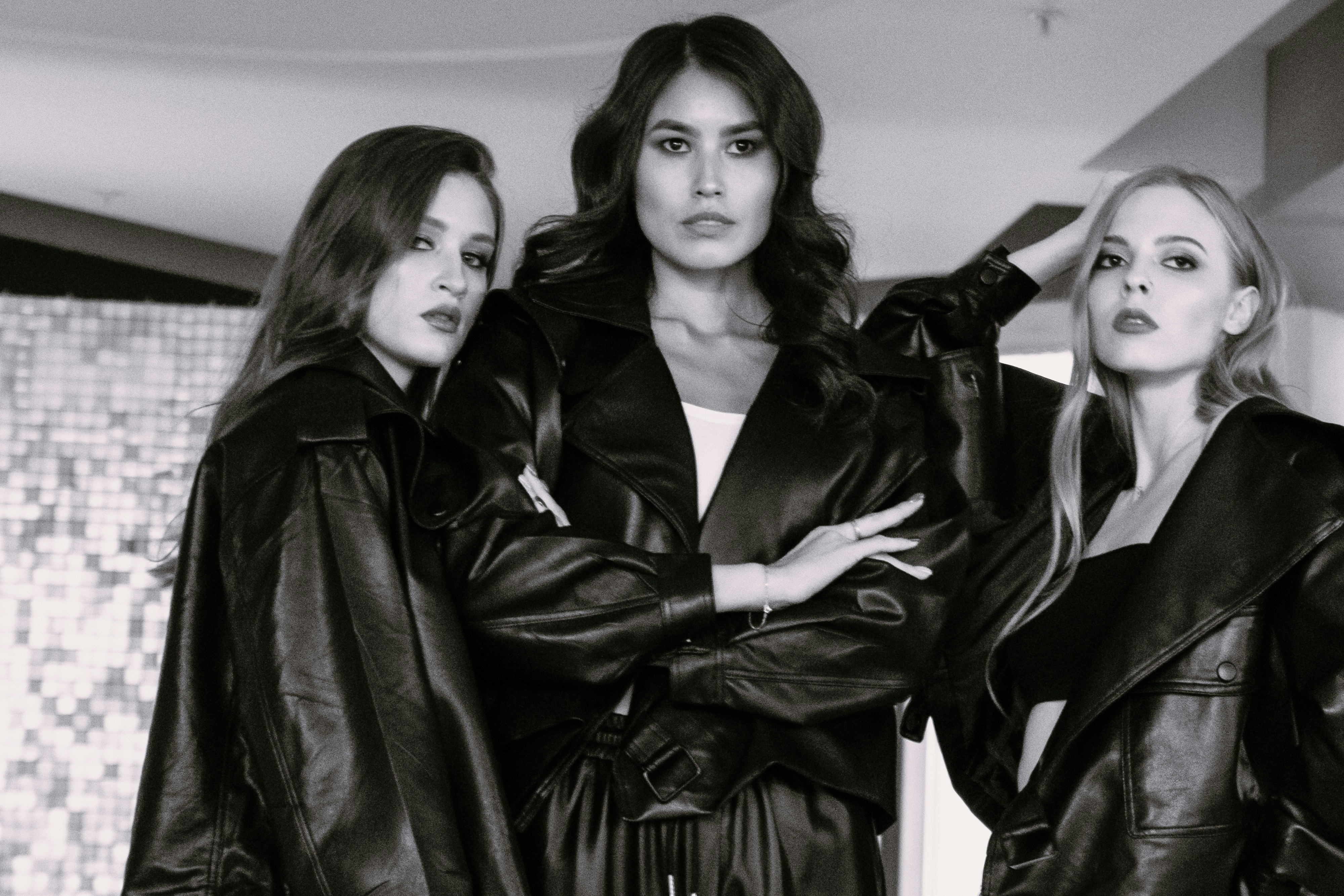 A group of women standing next to each other