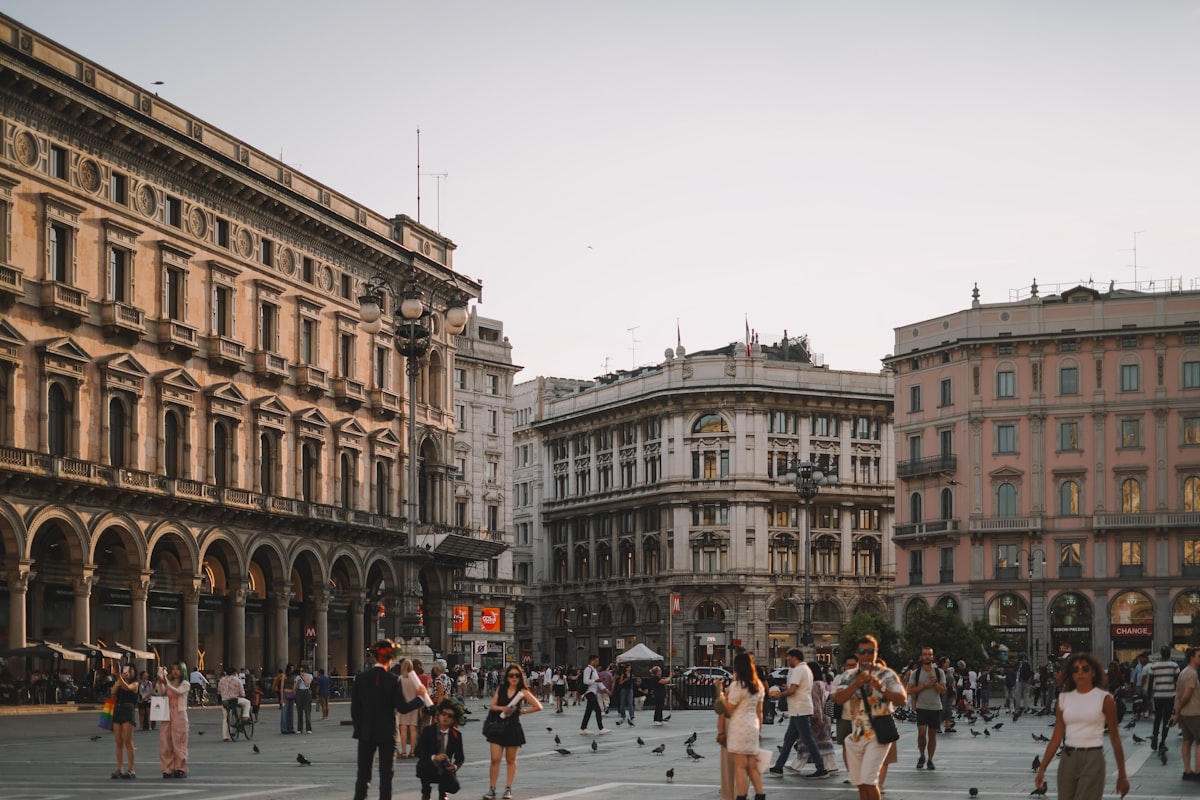 Zona residencial representativa de Milán ideal para alojarse