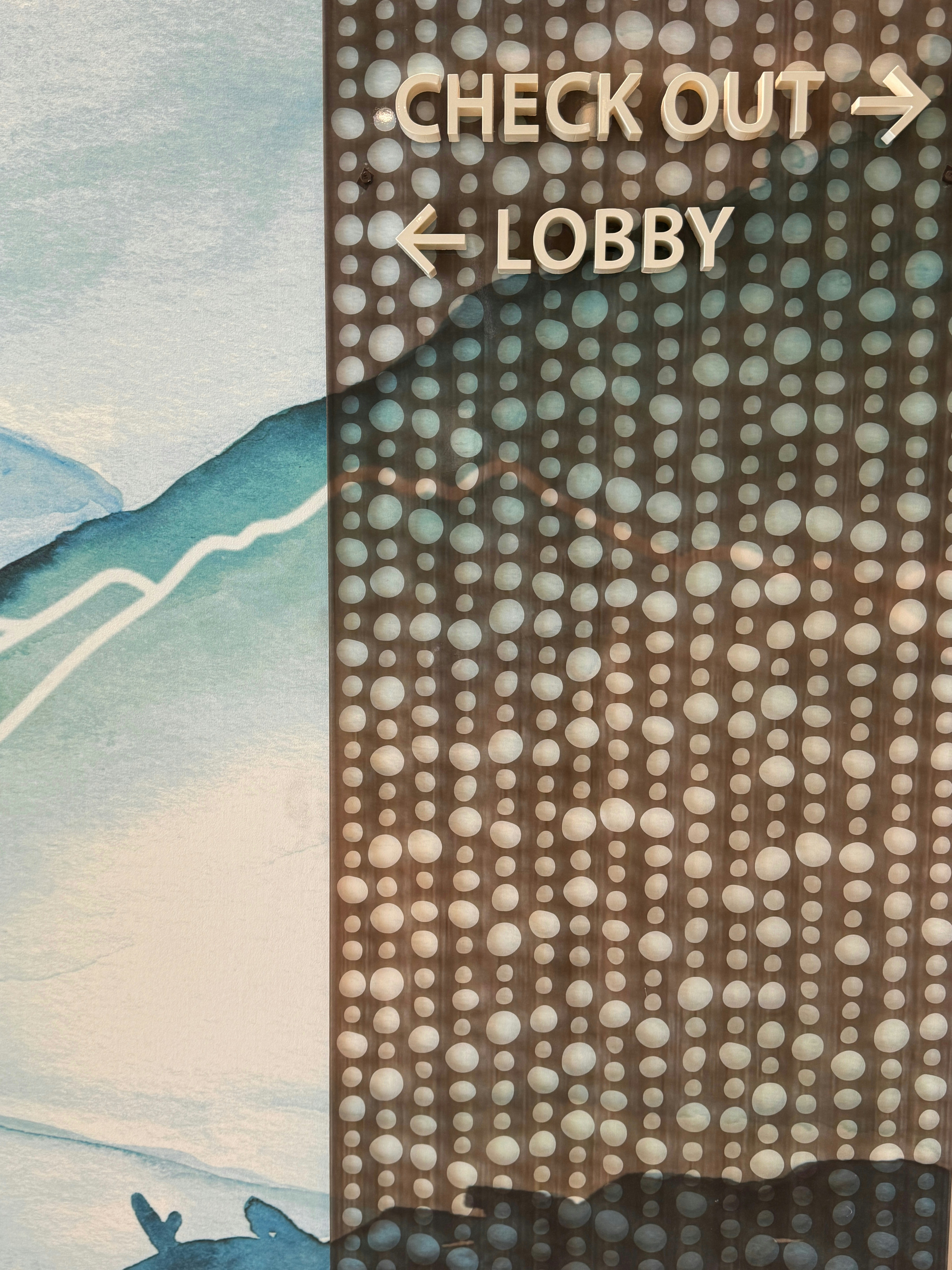 A painting of a man riding a snowboard down a hill