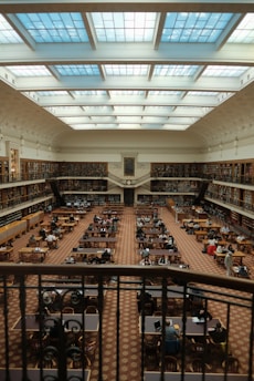 A large library filled with lots of books