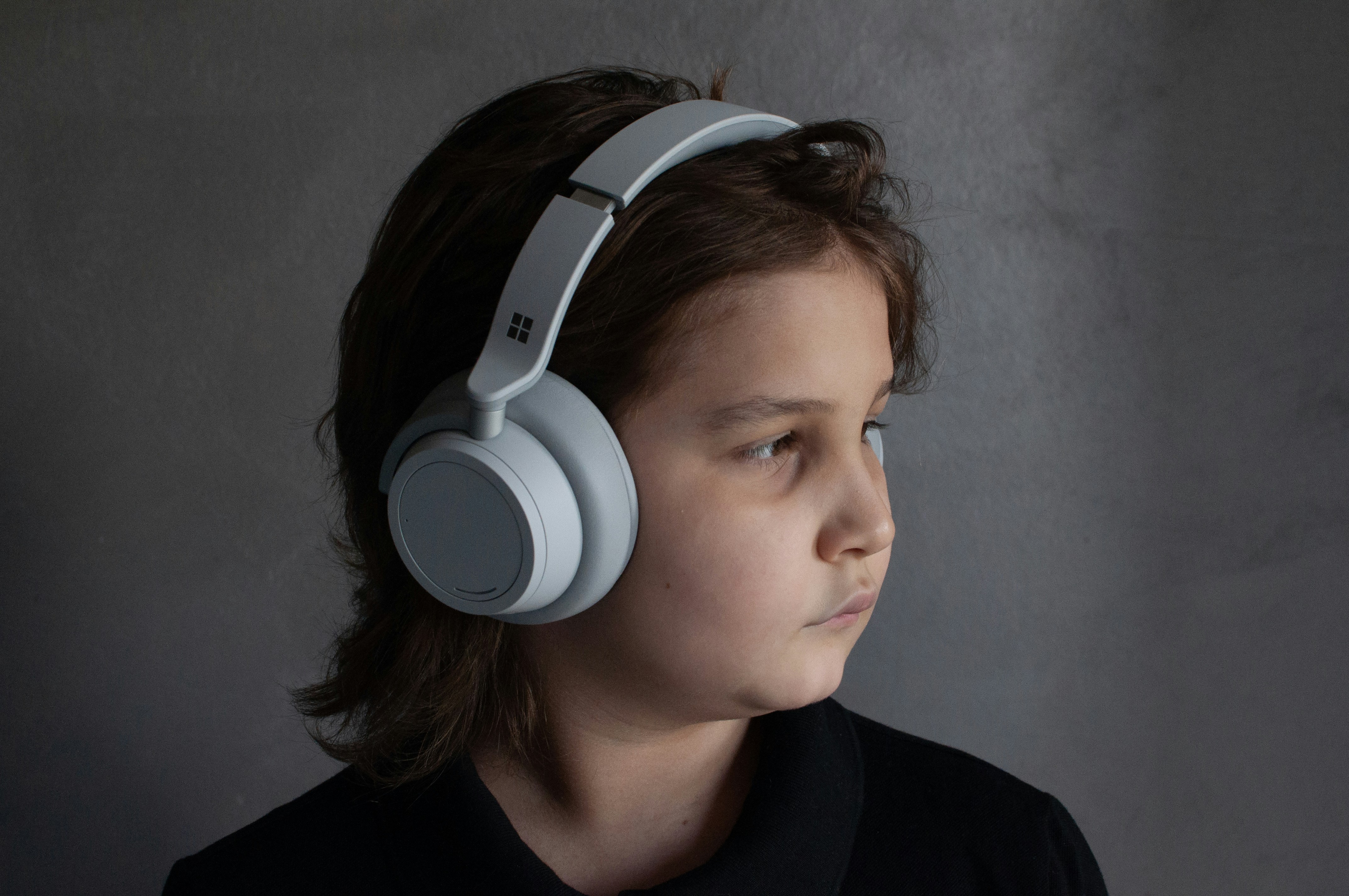 Children playing various musical instruments.