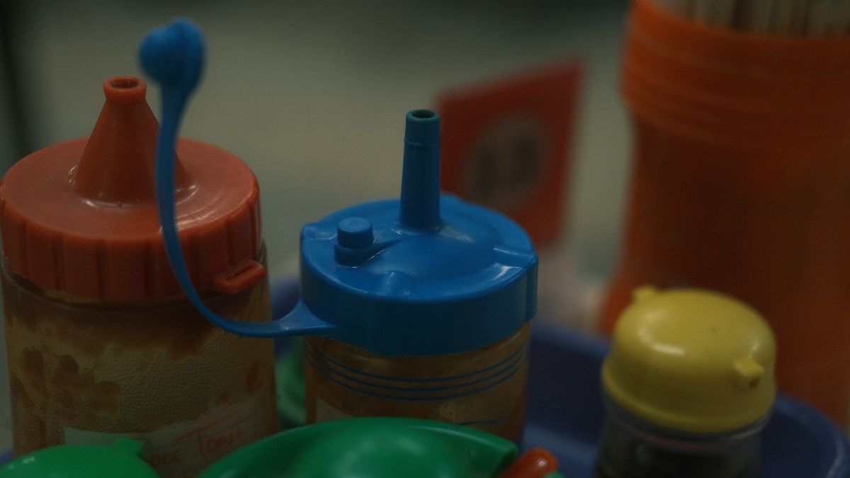 How can I easily get mayonnaise from a jar into a squeeze bottle without a mess?