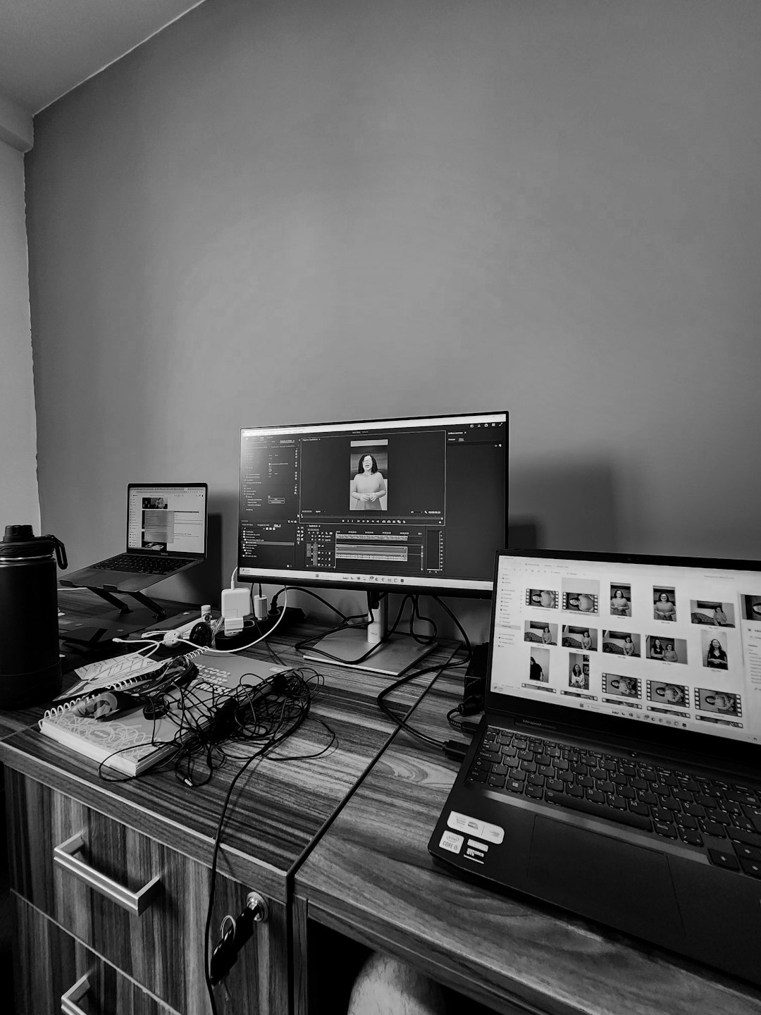 cámara profesional en estudio