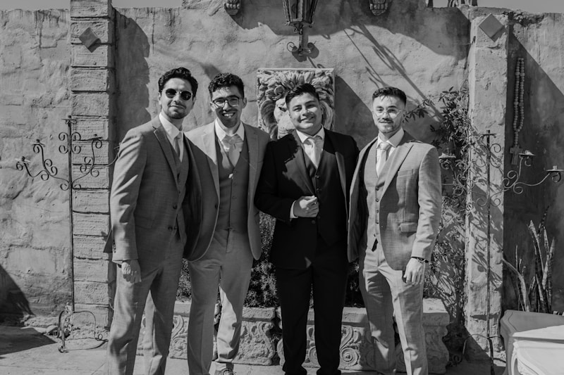 Gathering of attractive gay men