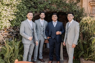 A group of men standing next to each other
