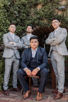 A group of men standing next to each other