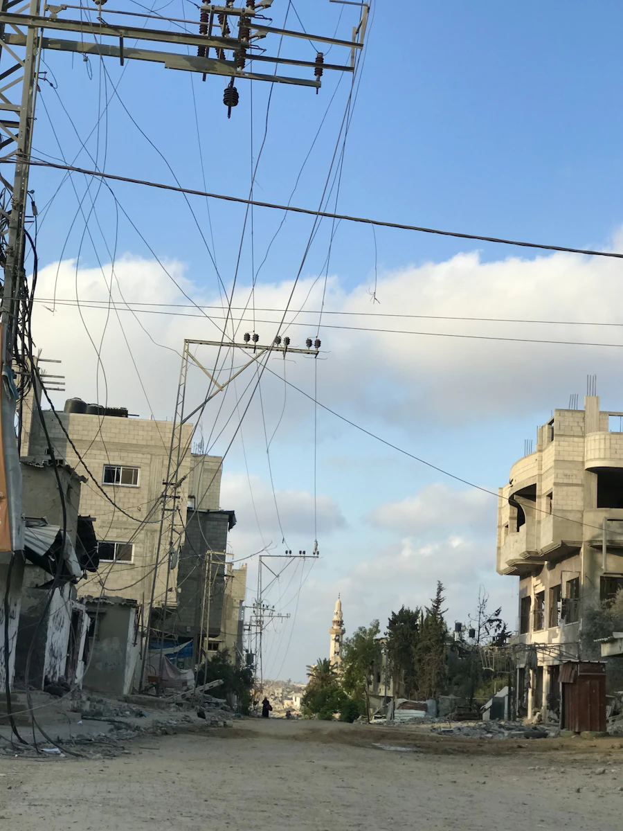 A street in Gaza