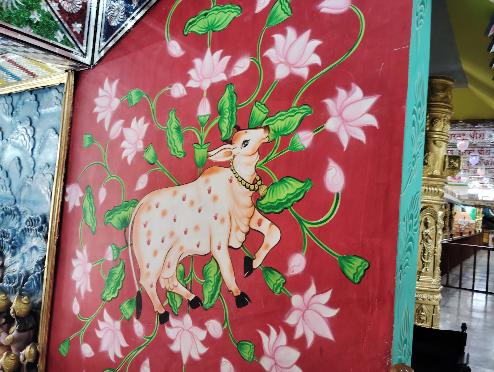 Tharu Rice-Paste Mural Painting