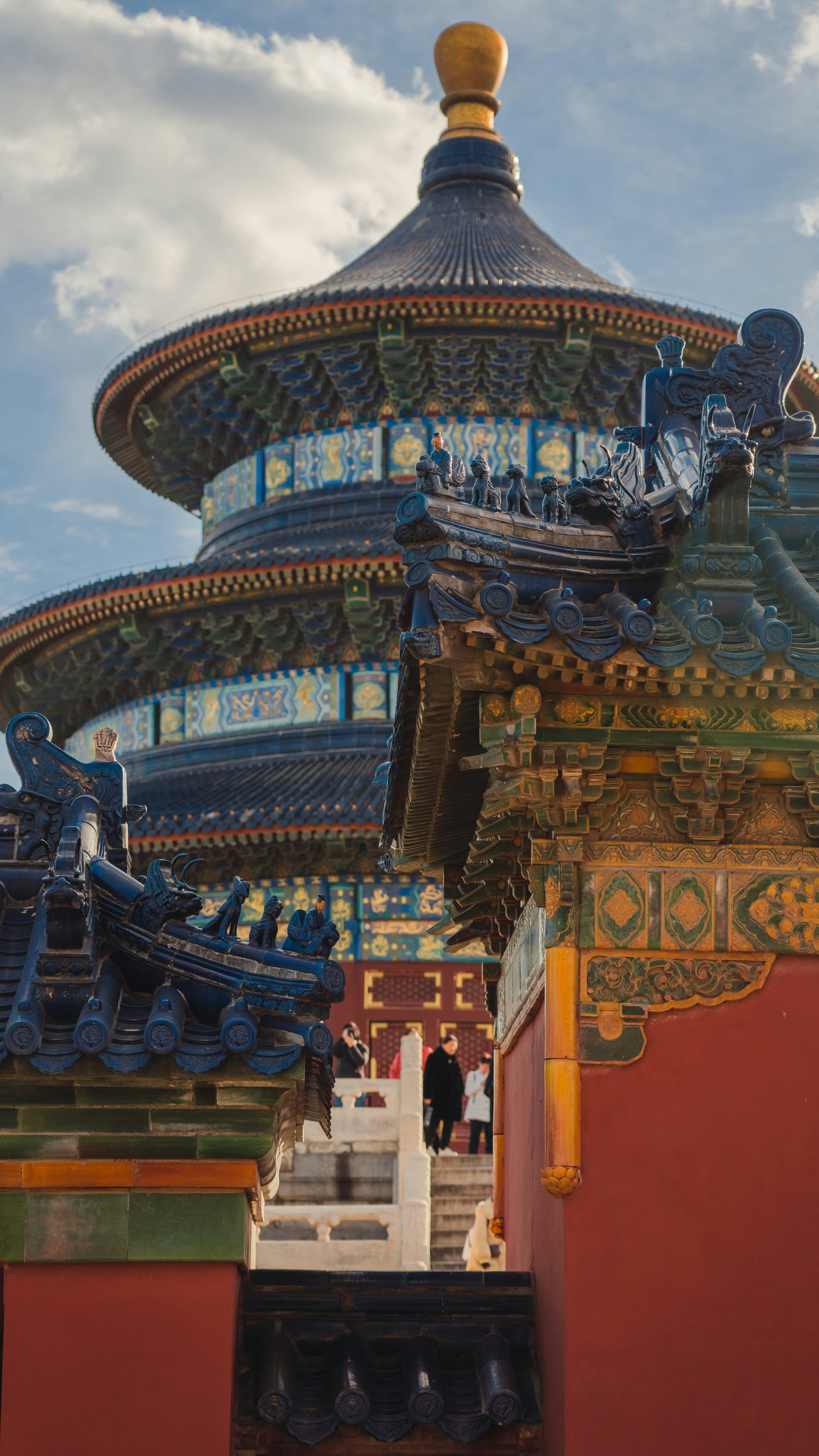 A tall building with a sky in the background