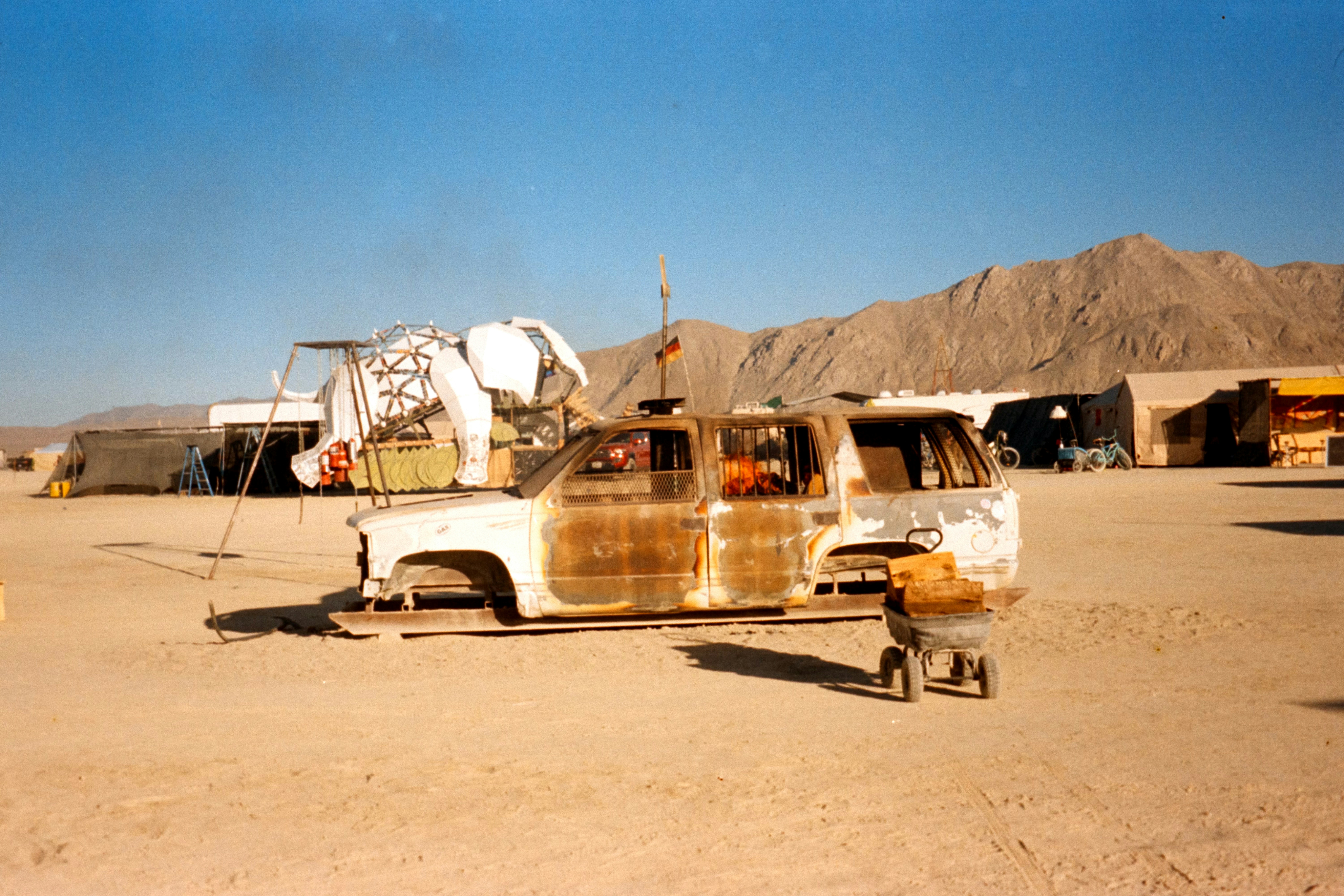 Black Rock City | Burning man 2023 Olympus Superzoom, Kodak Gold 200