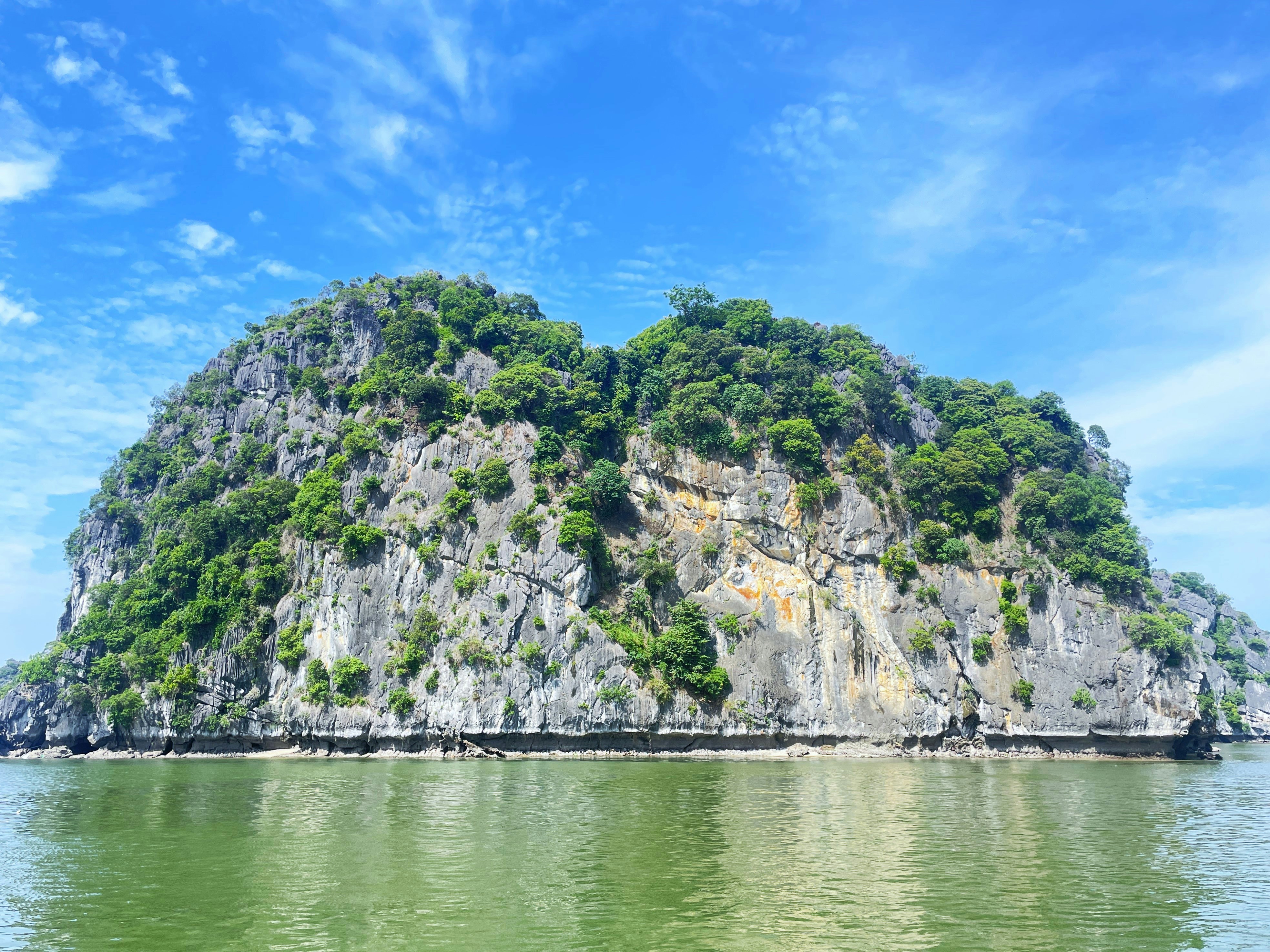 Cat Ba Island, Vietnam - A Small Rocky Island - Cat Ba, Lan Ha Bay, Vietnam