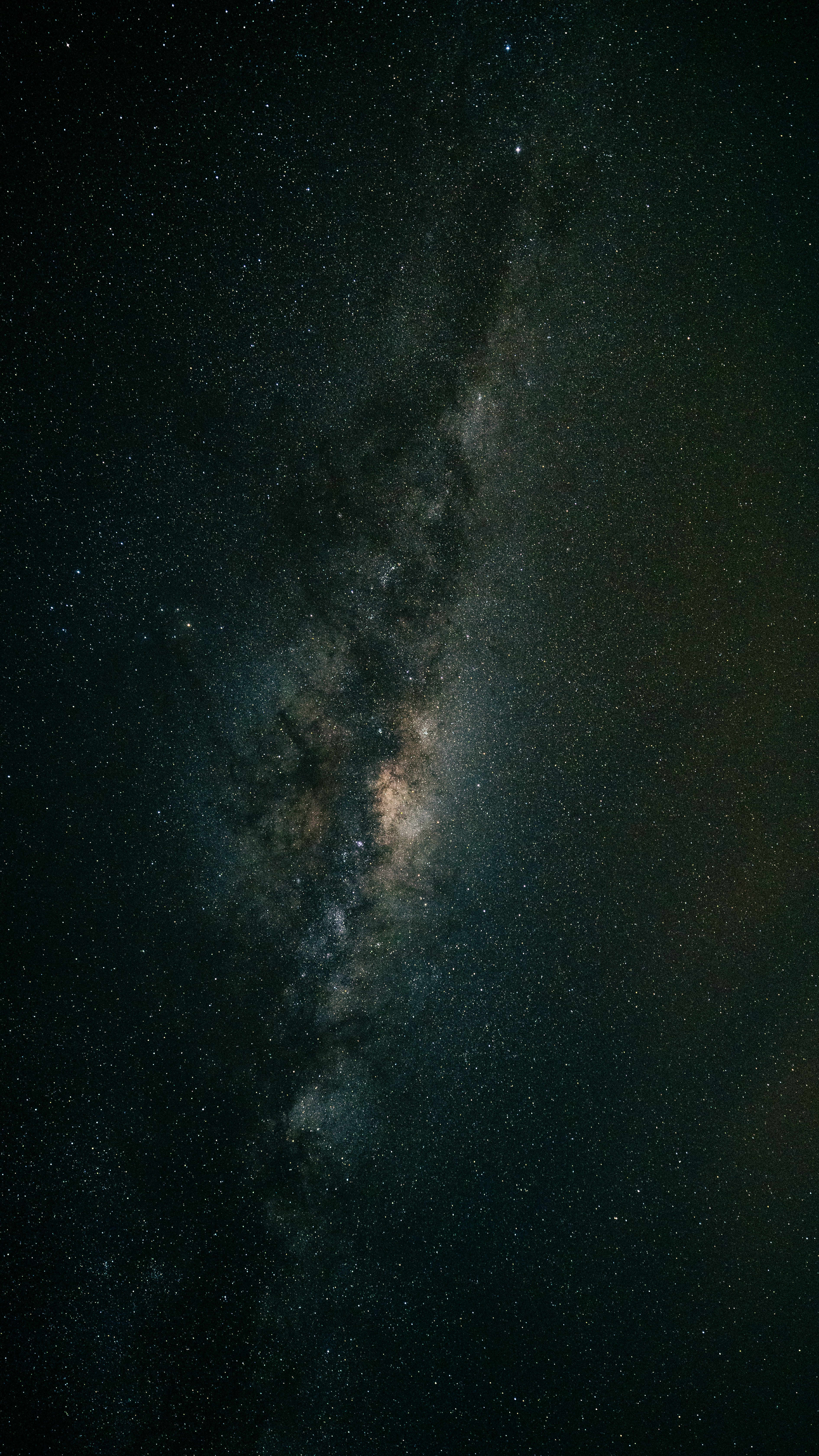 The night sky with stars and the milky