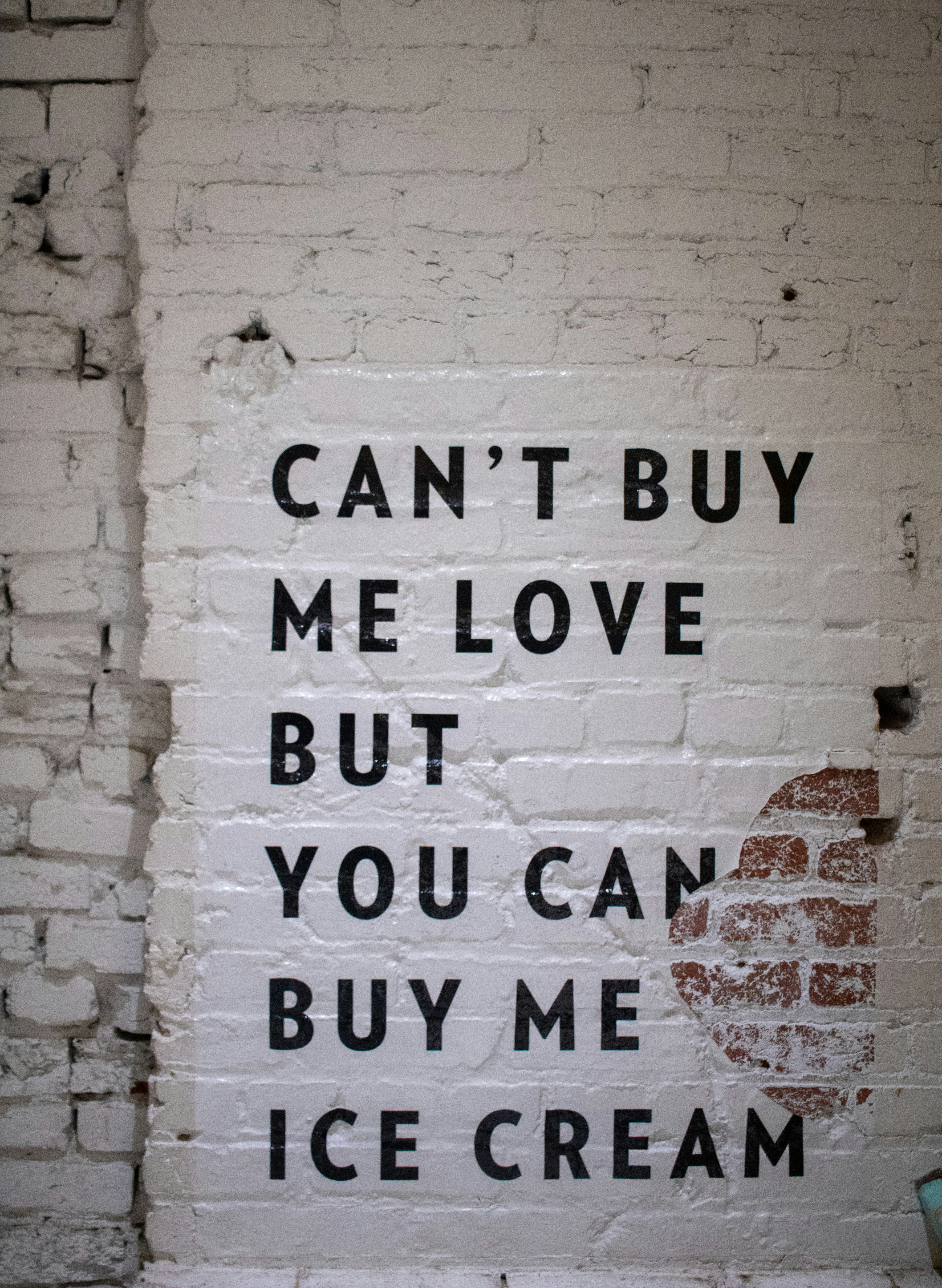 A nice quote I saw at an ice cream shop