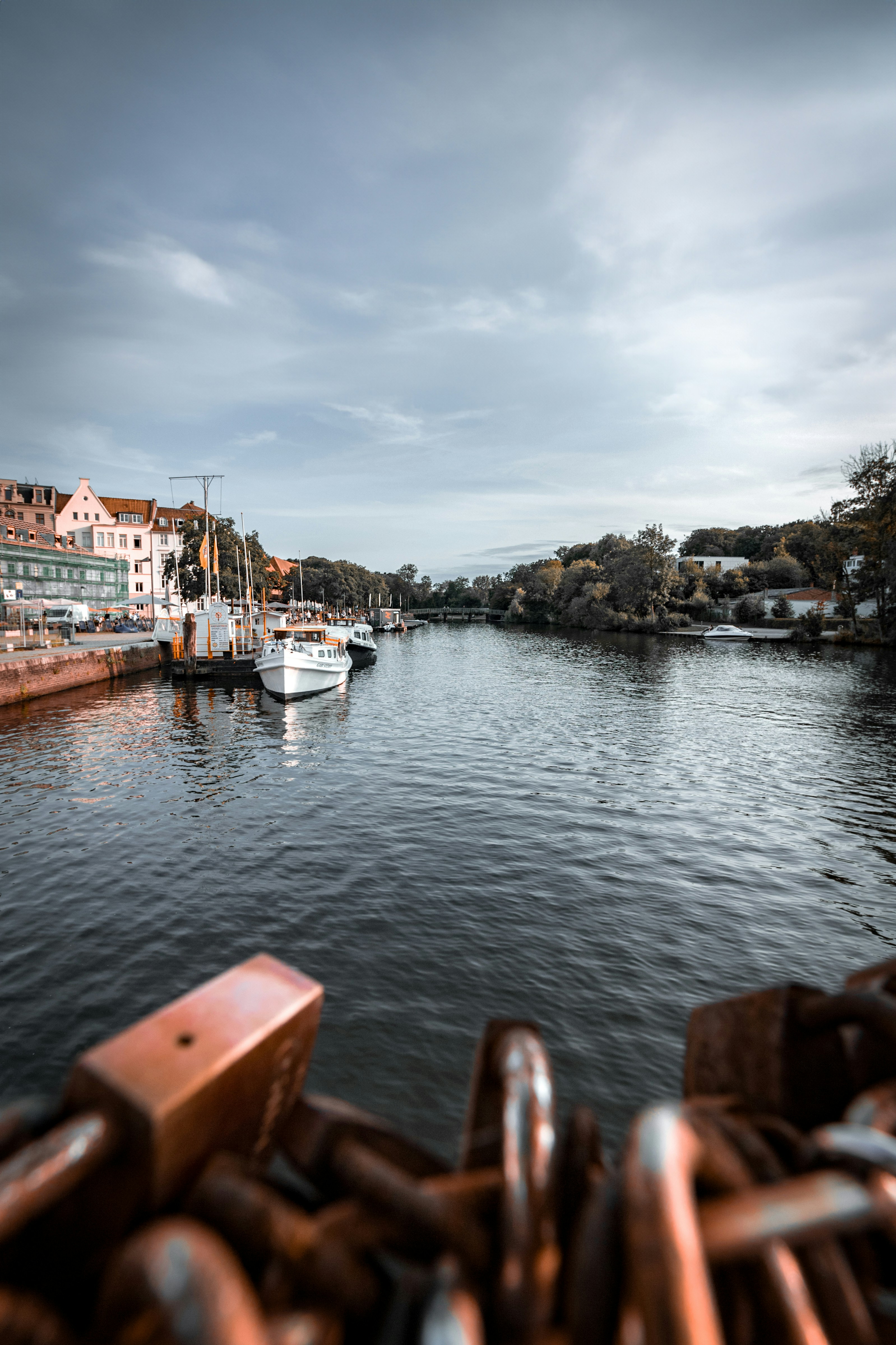 A large body of water with a bunch of boats in it