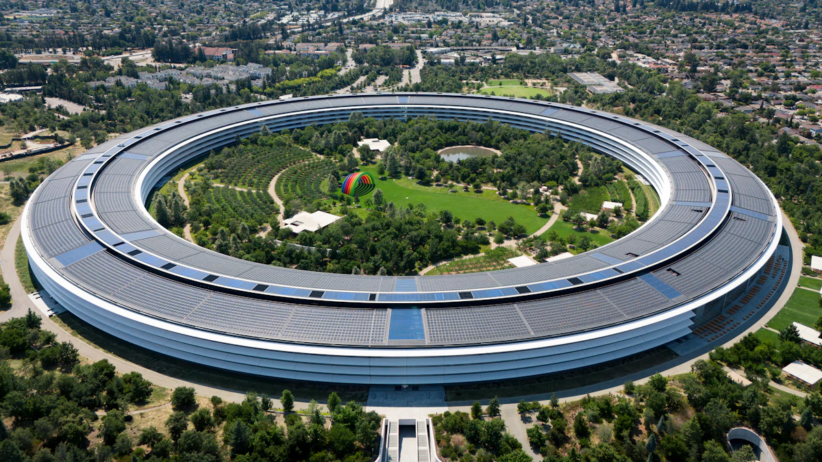 Apple Park headquarters in Cupertino where Tim Cook and John Ternus lead Apple
