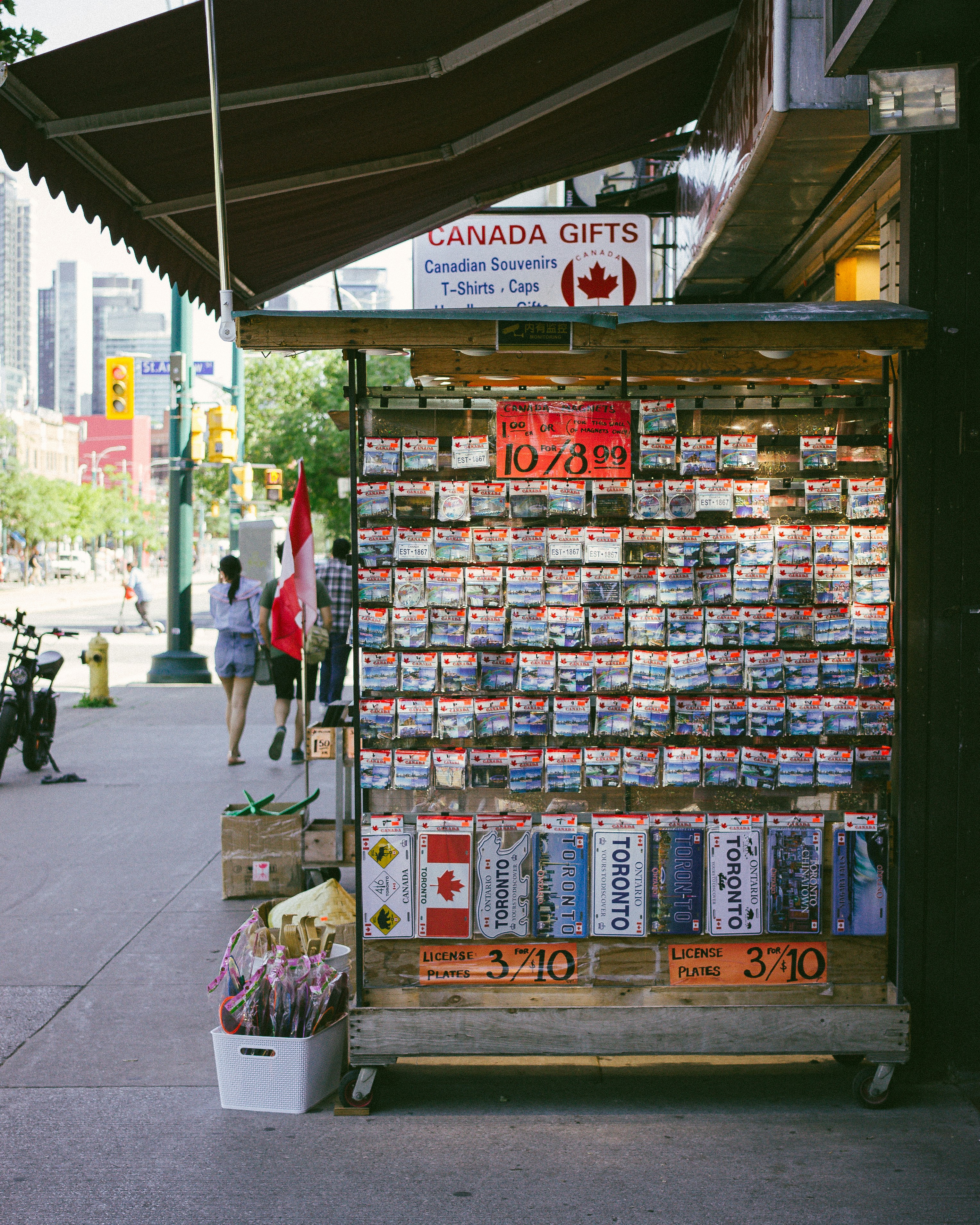 A store with a large number of items on display