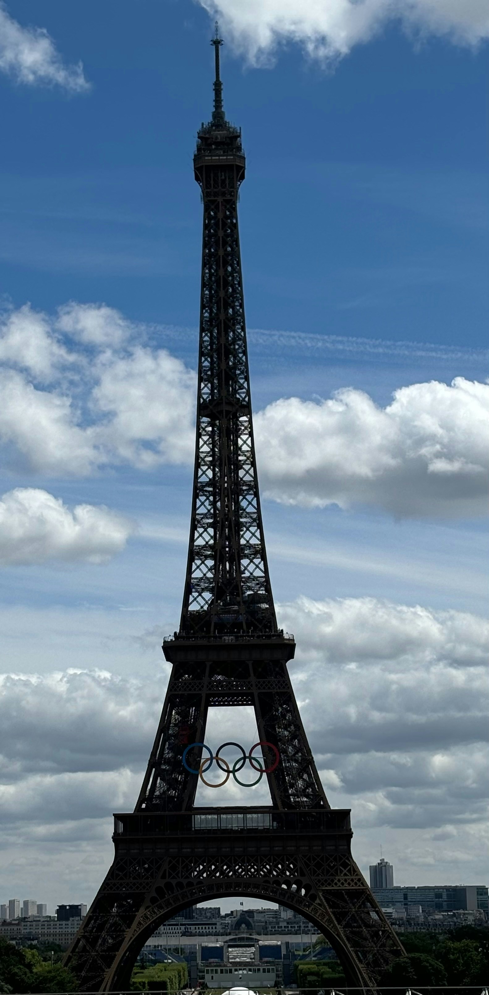 The eiffel tower in paris, france