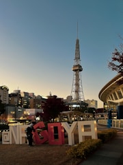 The eiffel tower towering over the city of paris