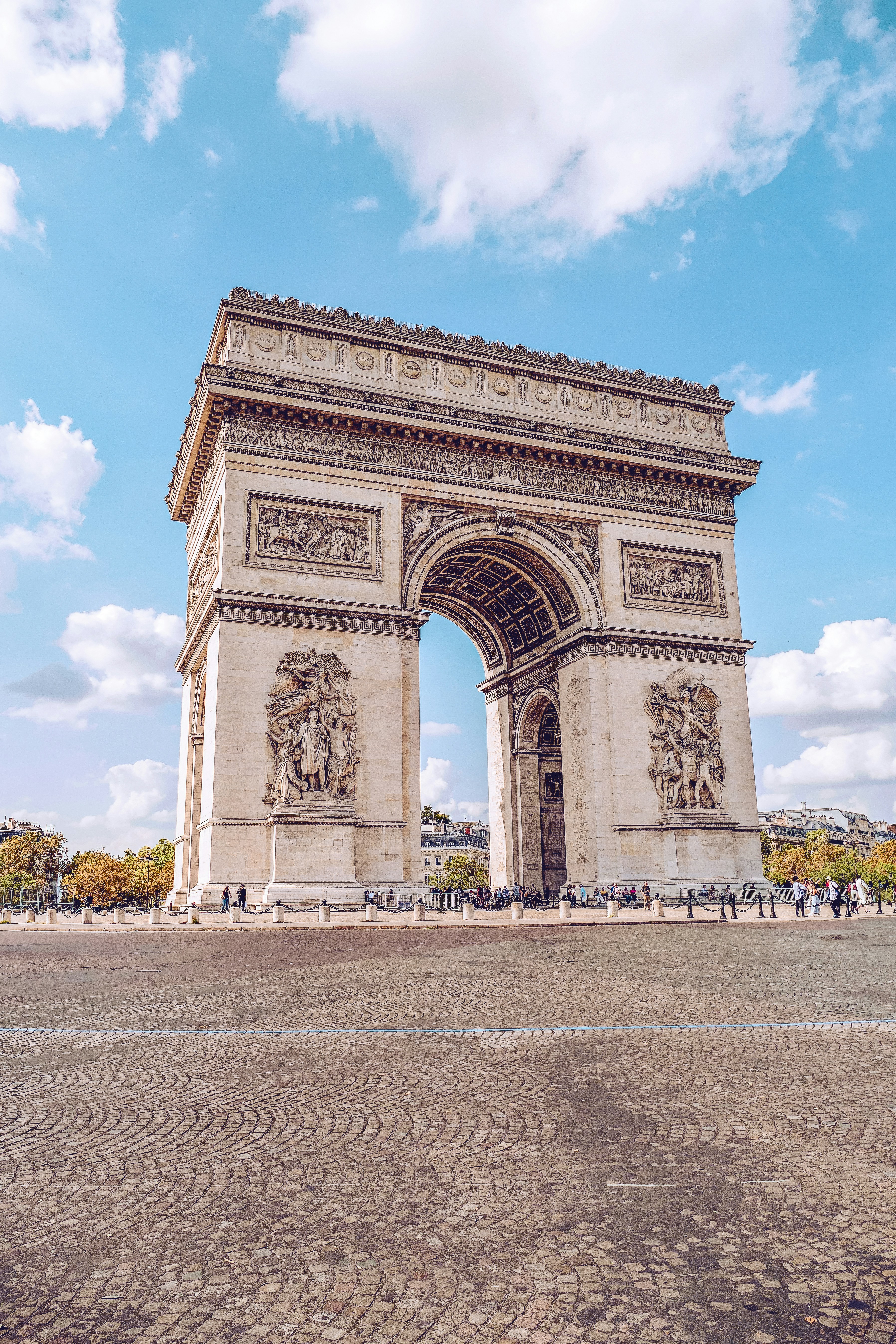 Der Triumphbogen in Paris, Frankreich