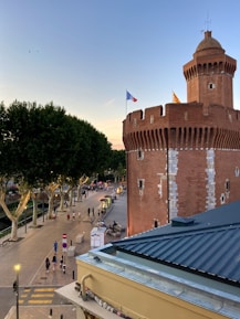 Le Castillet, centre ville de Perpignan