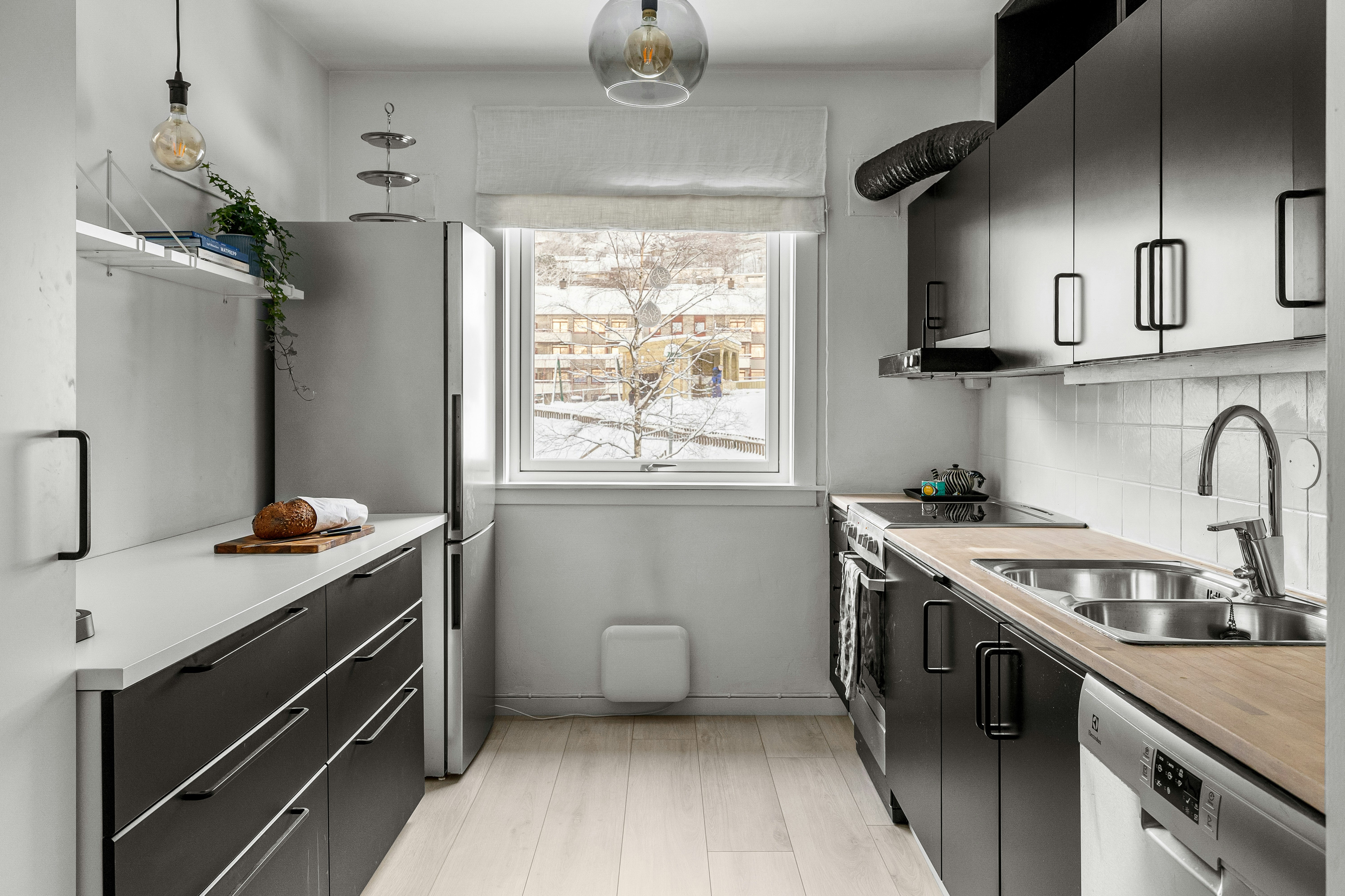 Cuisine moderne au style scandinave