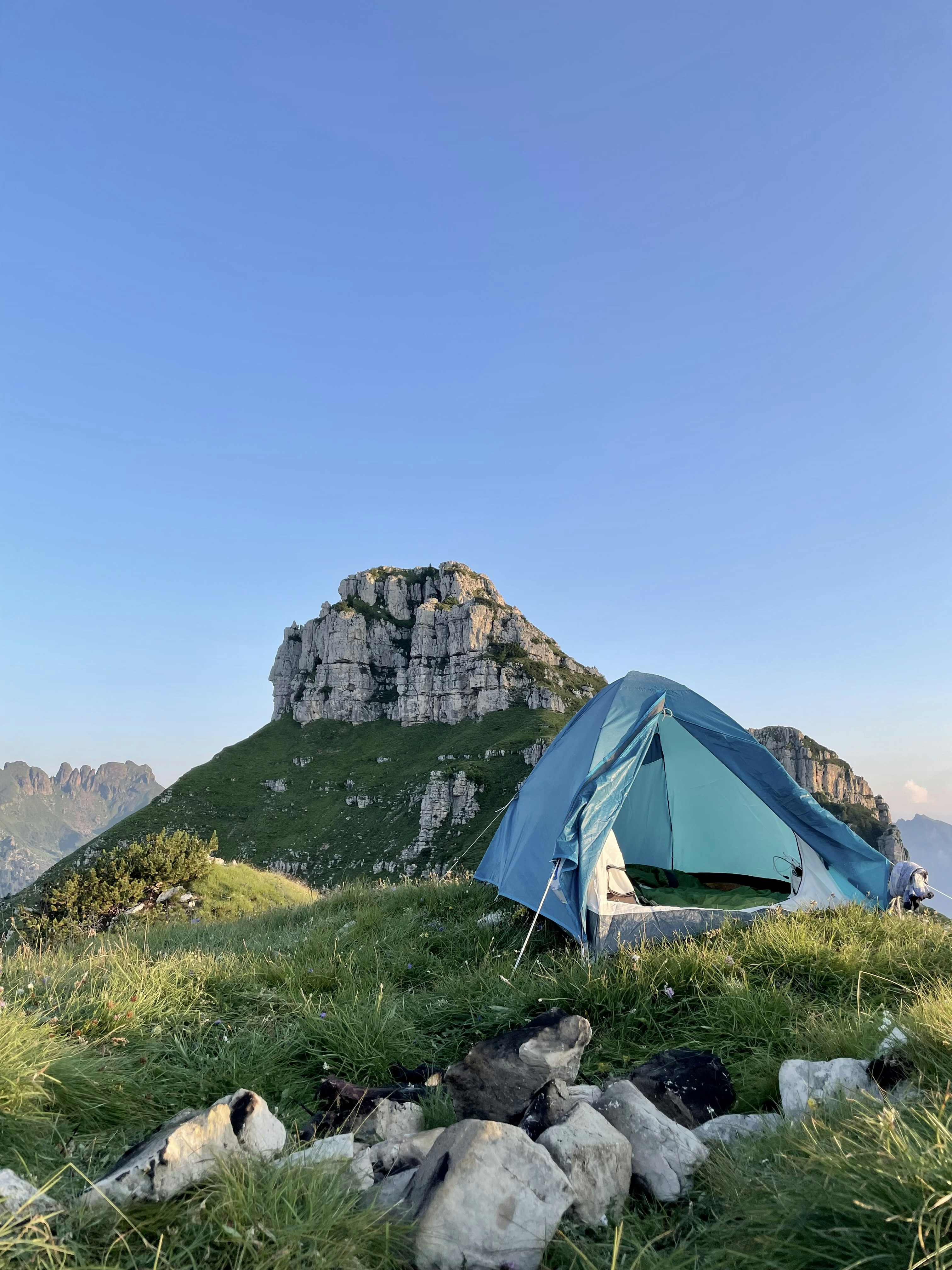 A tent pitched up on top of a mountain photo – Free Wallpaper Image on ...