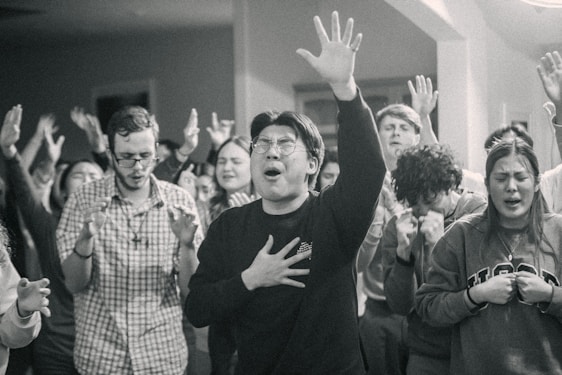 A group of people standing next to each other